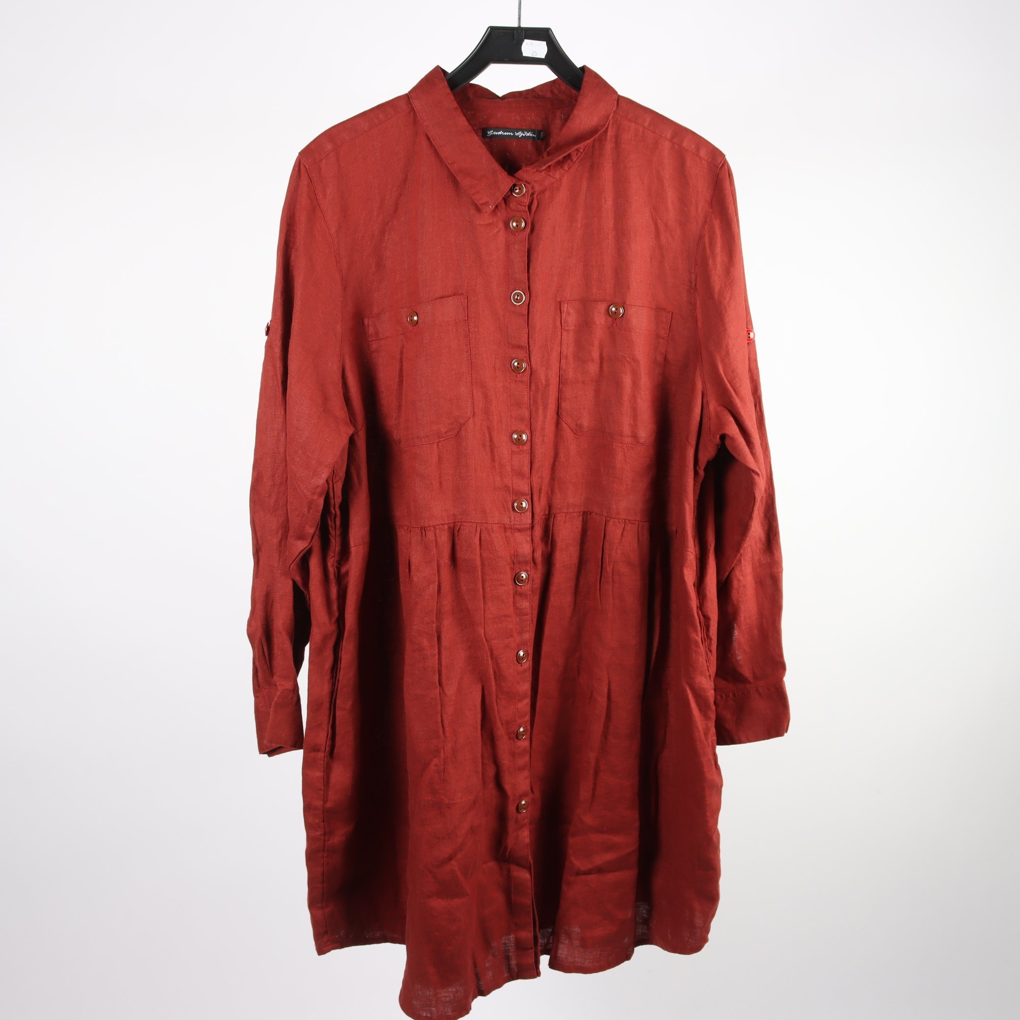 Klänning, Gudrun Sjödèn, brun, stl. XL