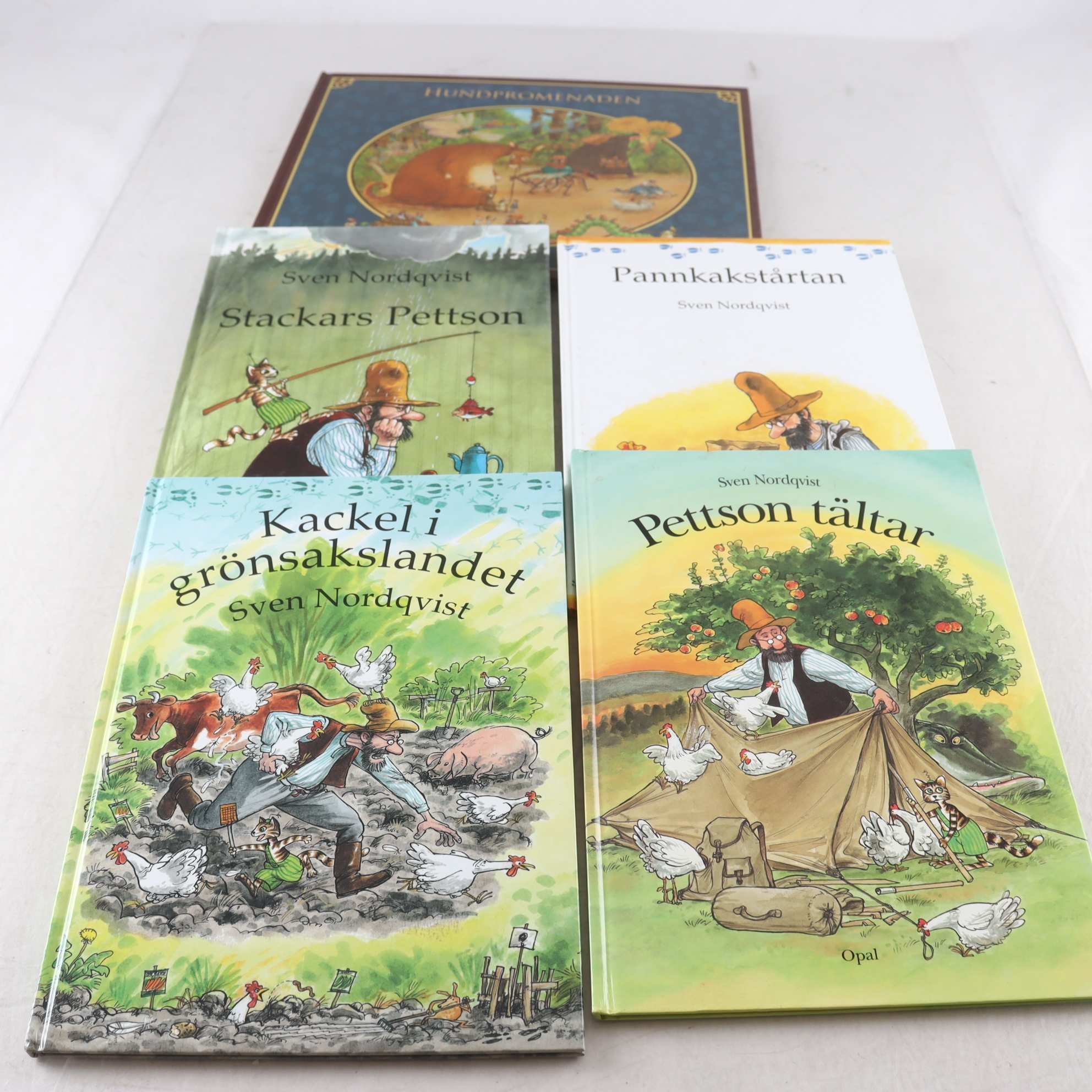 Sven Nordqvist, bokpaket med 5 volymer