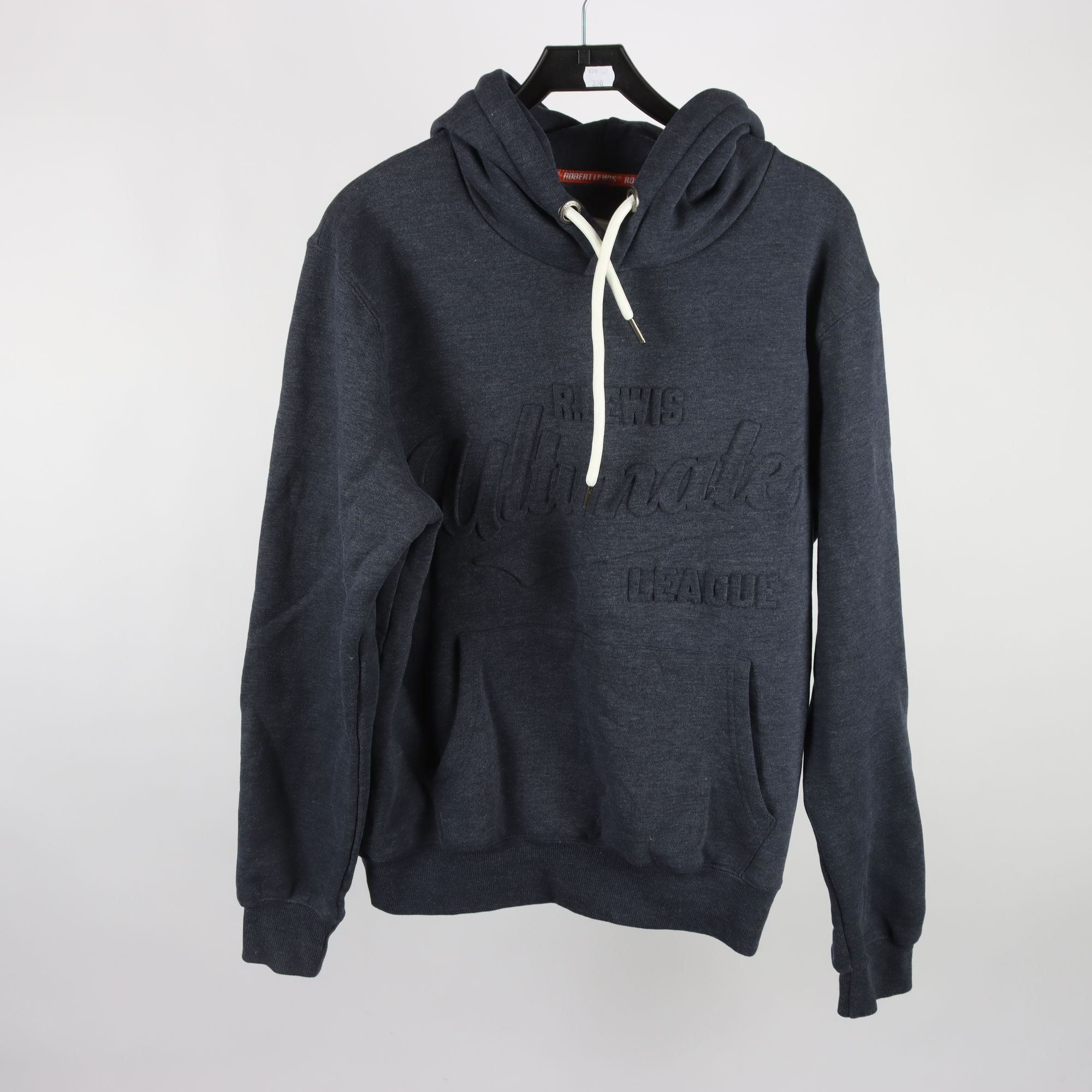 Hoodie, Robert Levis, blå, stl. L.