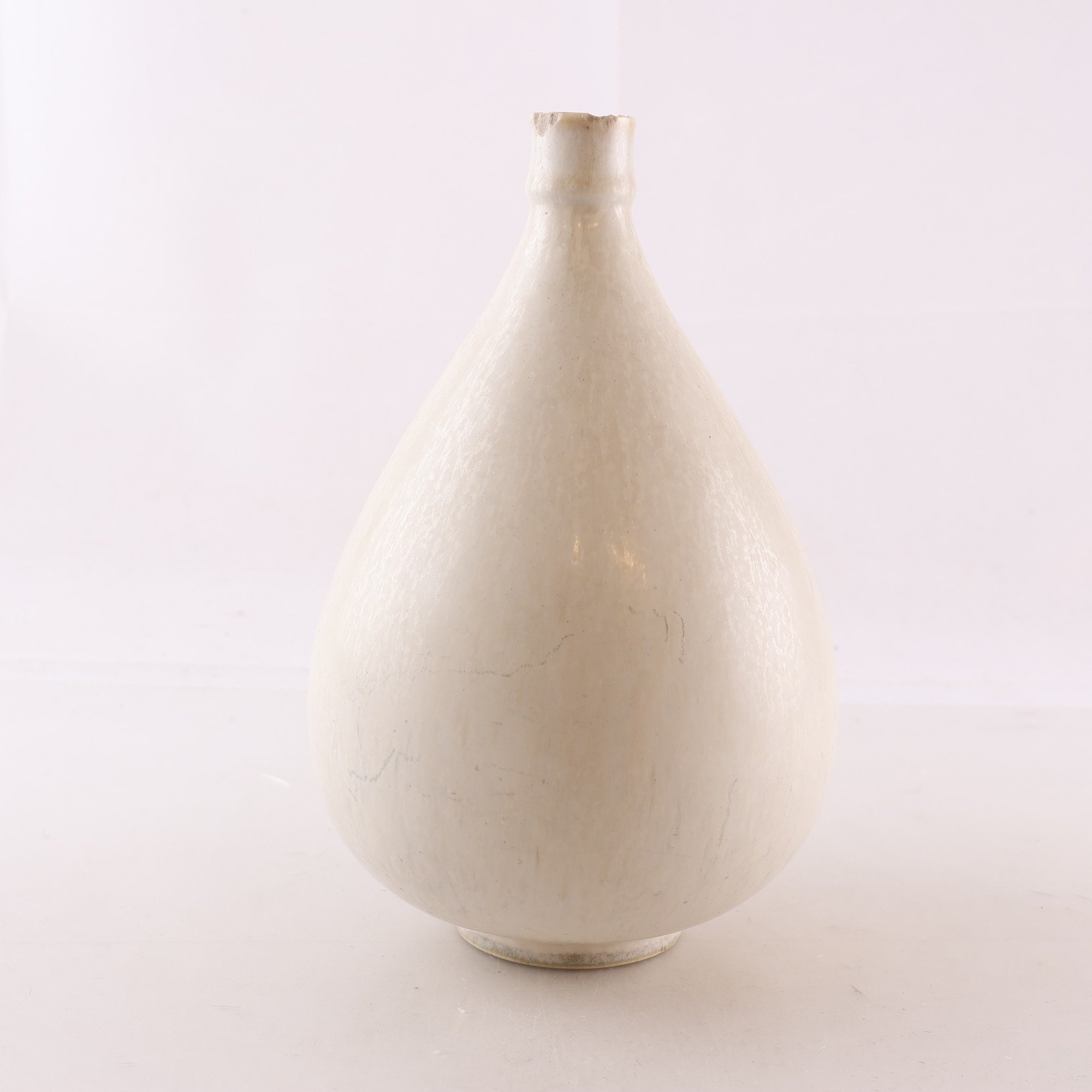 Vas, stengods, Saxbo, Danmark, stämpelsignerad