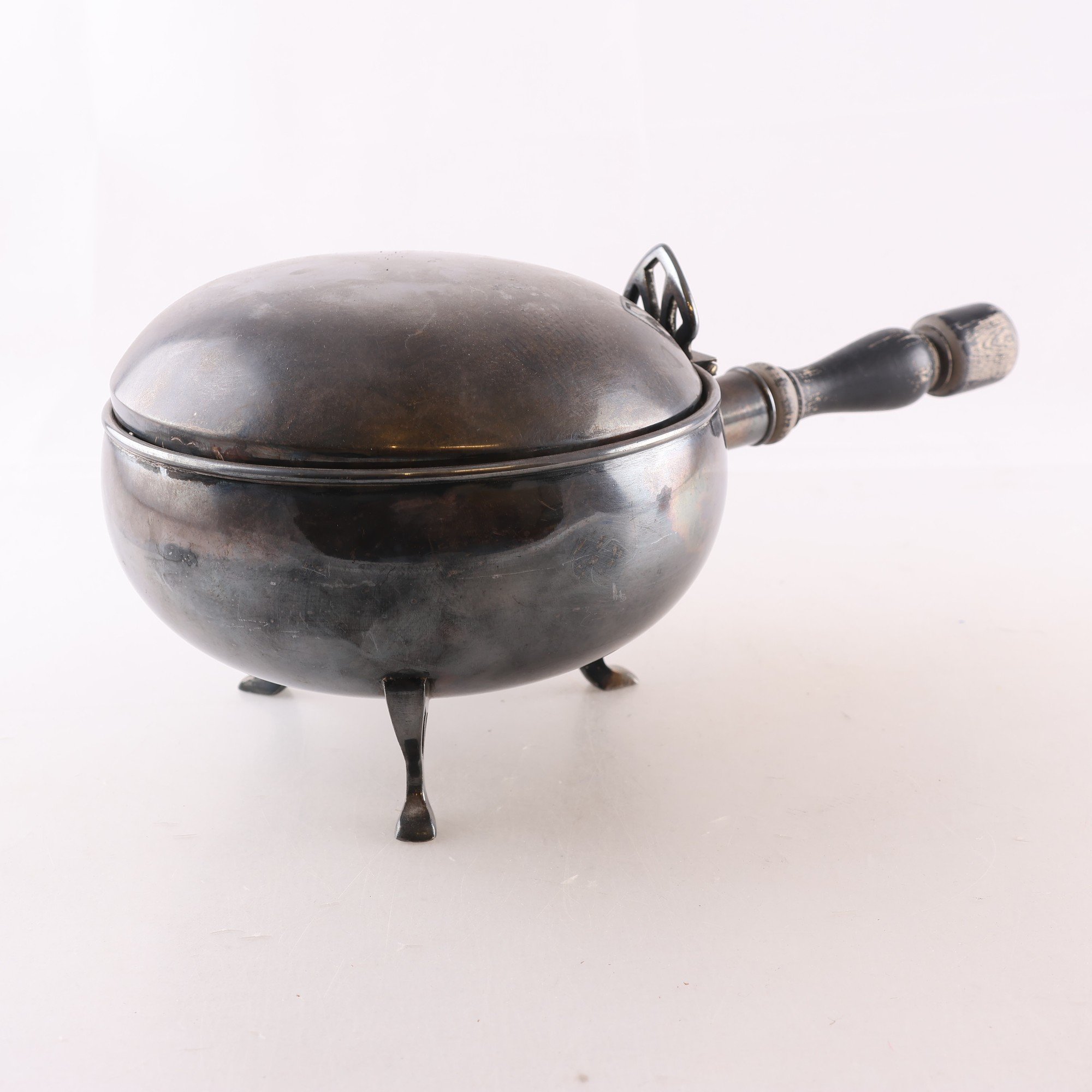 Värmekarott, nysilver, C.G.H, Stockholm, jugend, ca 1910