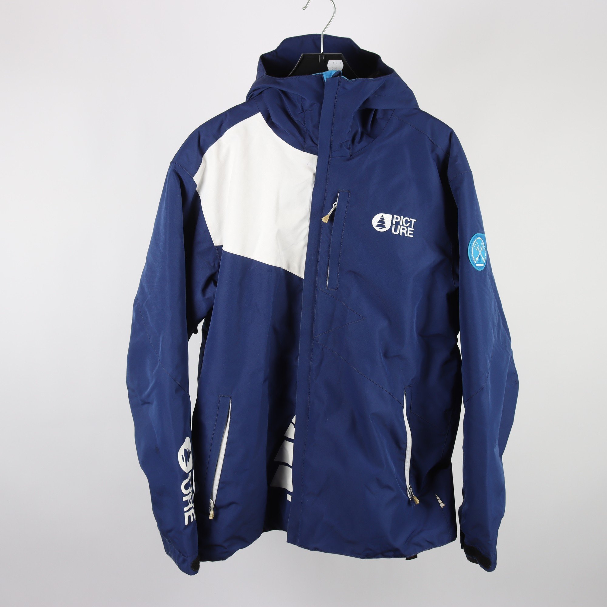 Skidjacka, Picture, blå, stl. L