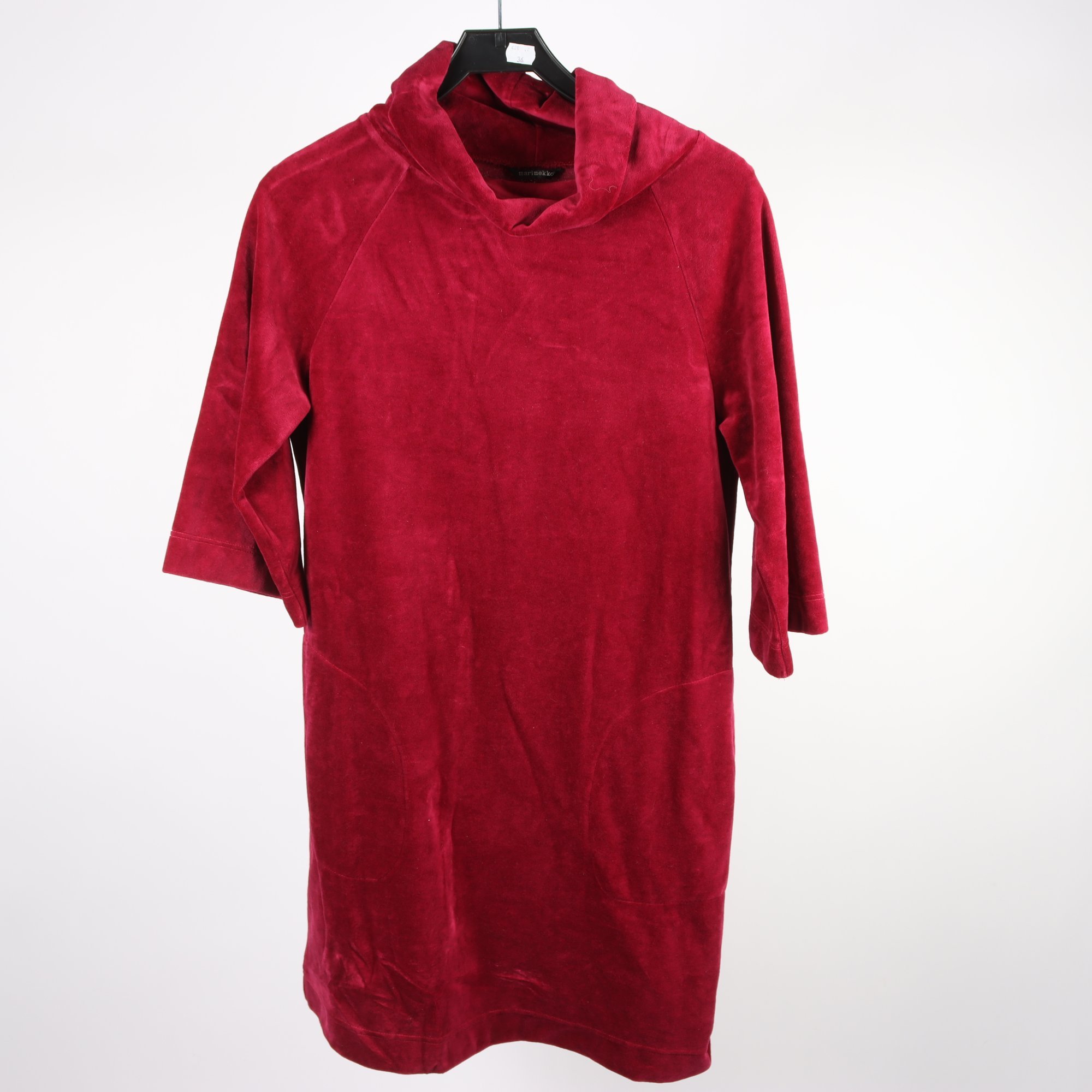 Klänning, Marmekko, vinröd, stl. S