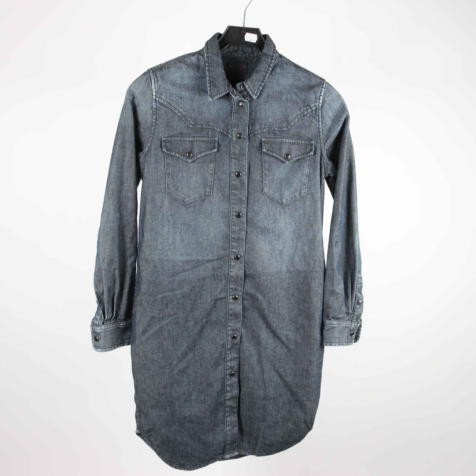 Jeansklänning, Crocker, blå, stl. XXS