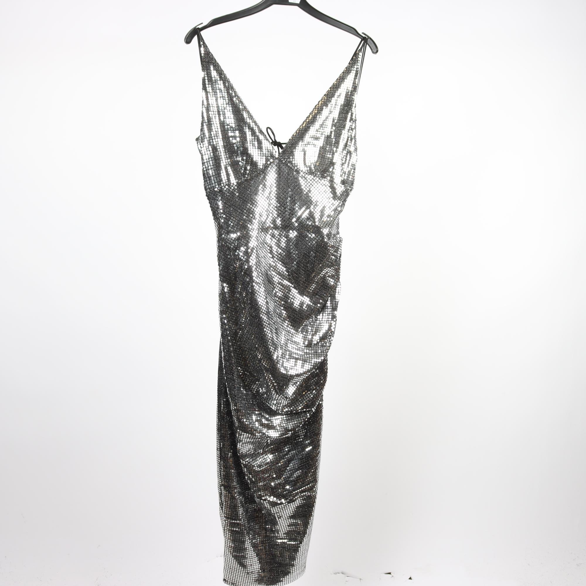 Klänning, Zara, silver, stl. M