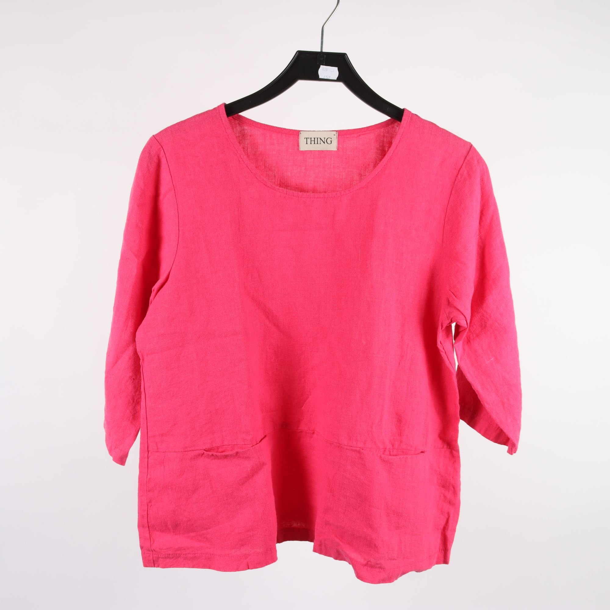 Blus, Thing, rosa, lin, stl. M.