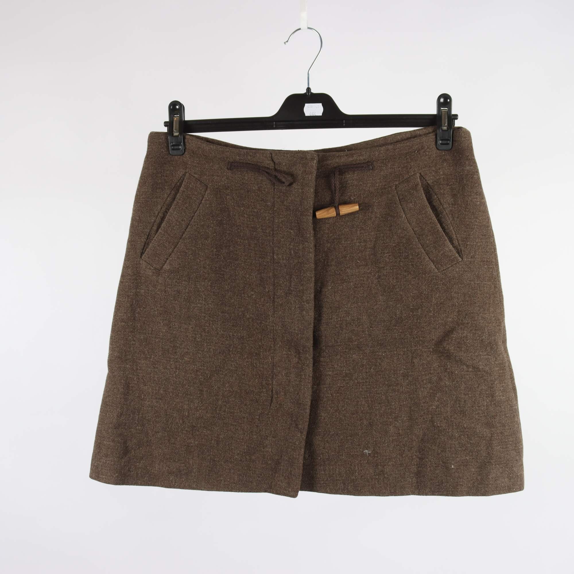 Kjol, Gant, brun, ull, stl. 40.