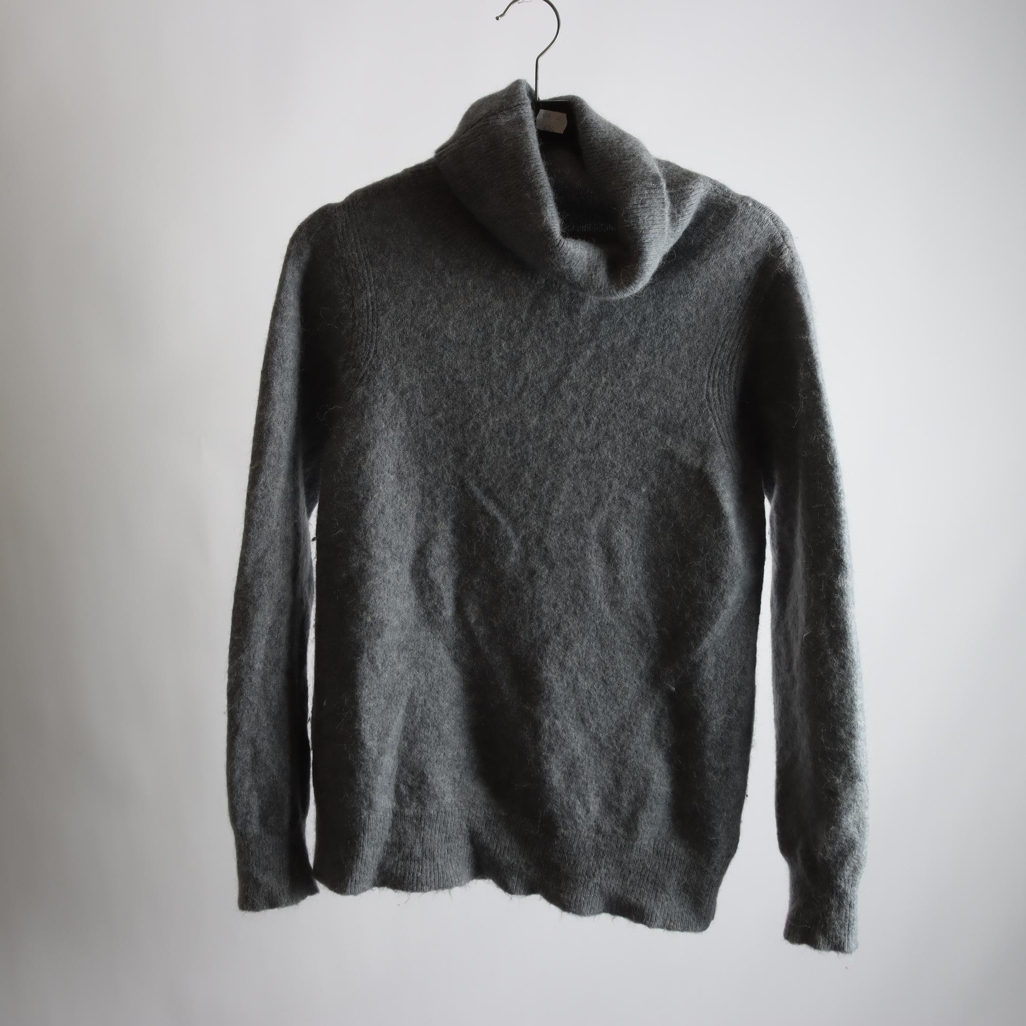 Polotröja, Stockh LM, grå/blå, ull, alpaca, stl. XS.