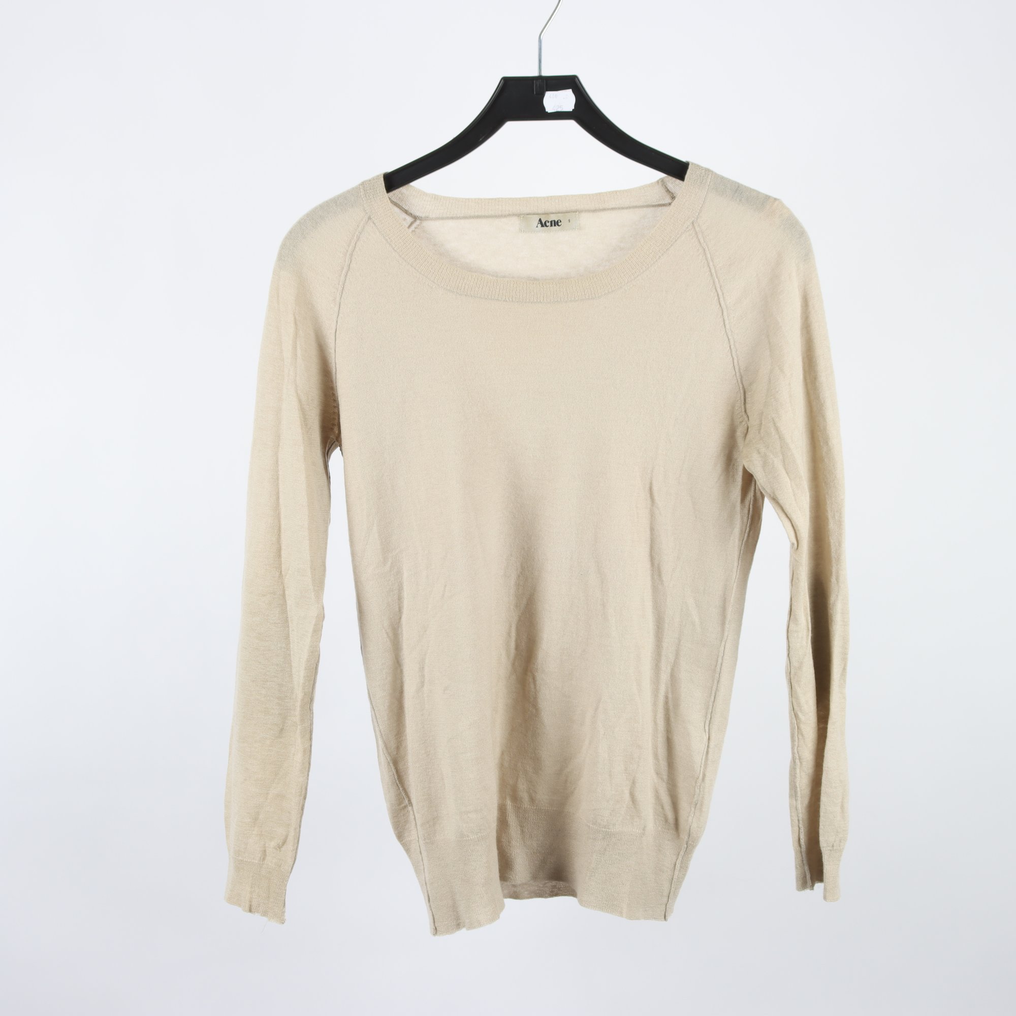 Tröja, Acne, beige, 100% cashmere, stl. S.