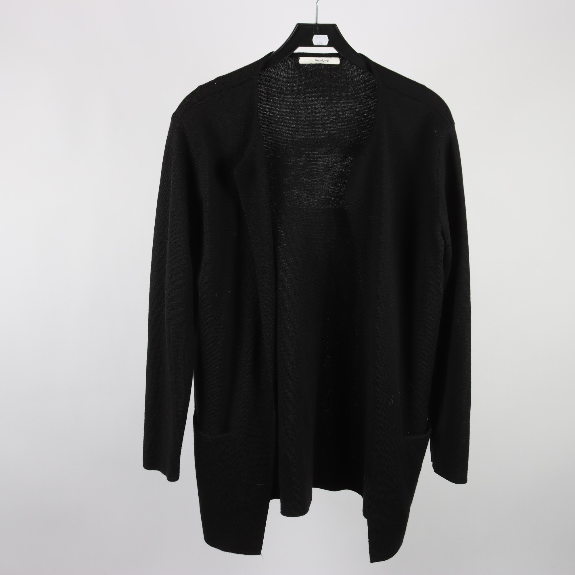 Kofta, Sibin Linnebjerg, svart, ull, stl. M.