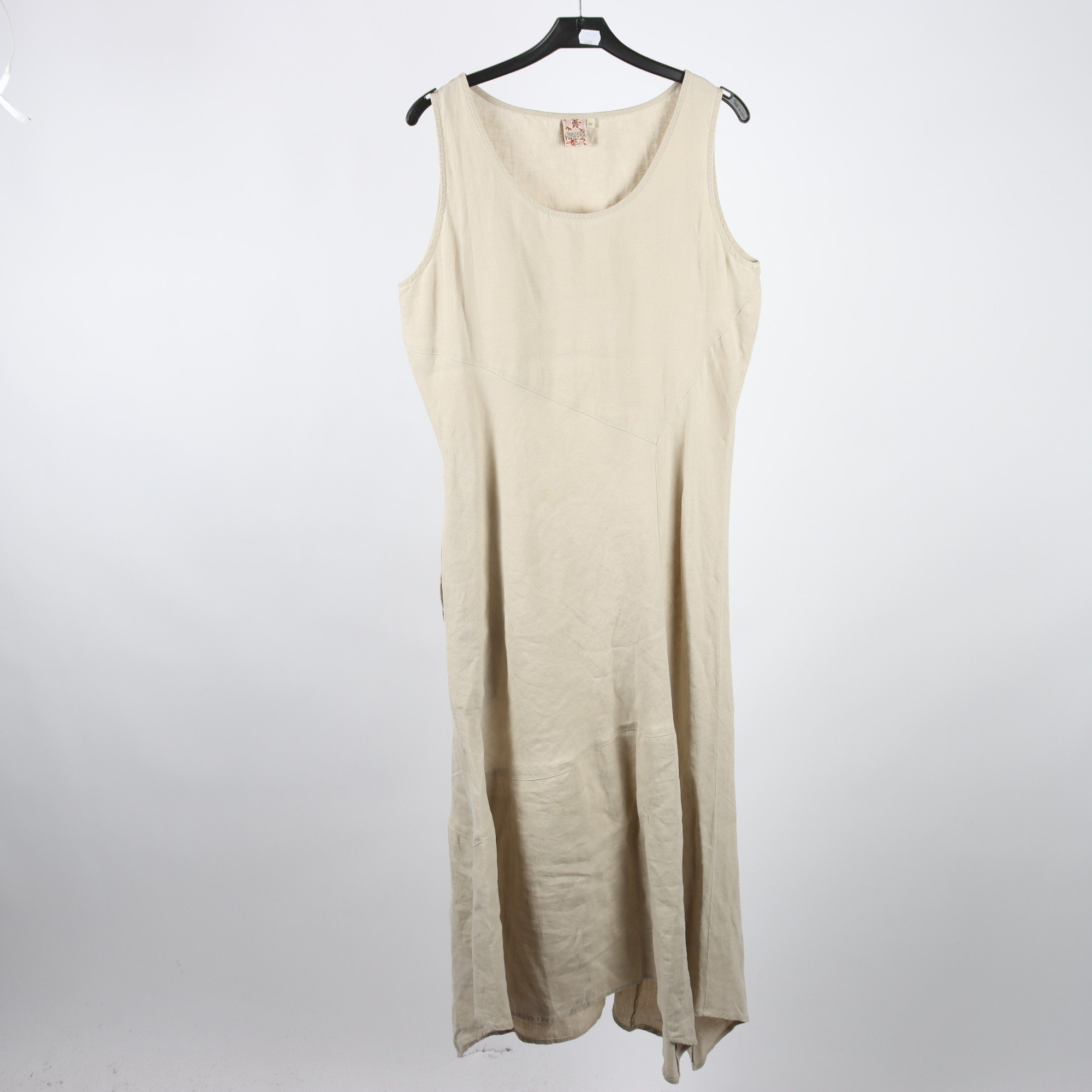 Klänning, Indiska, beige, lin, stl. M.