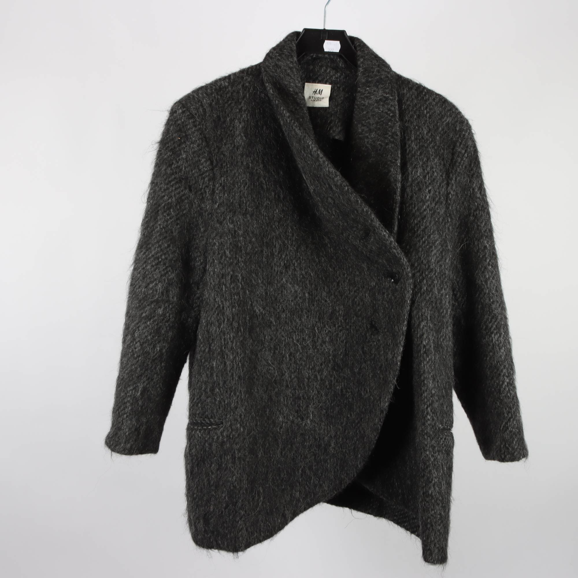 Jacka, H&M Studio, grå, ull, stl. 38.