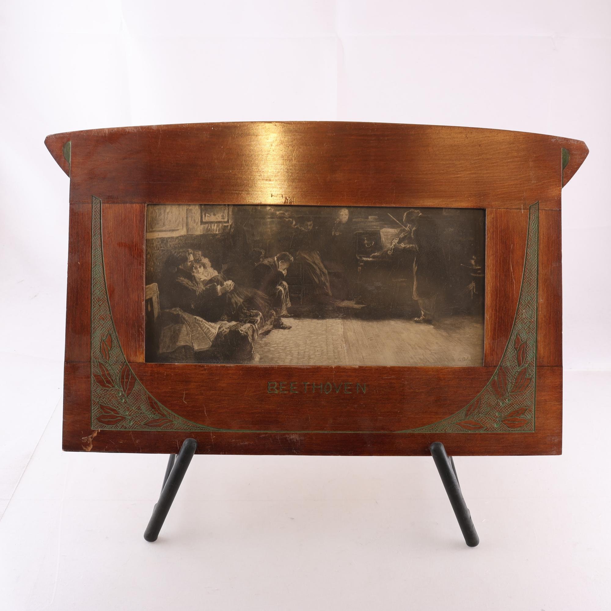 Grafiskt blad i jugendram, Lionello Balestrieri, (1872-1958)