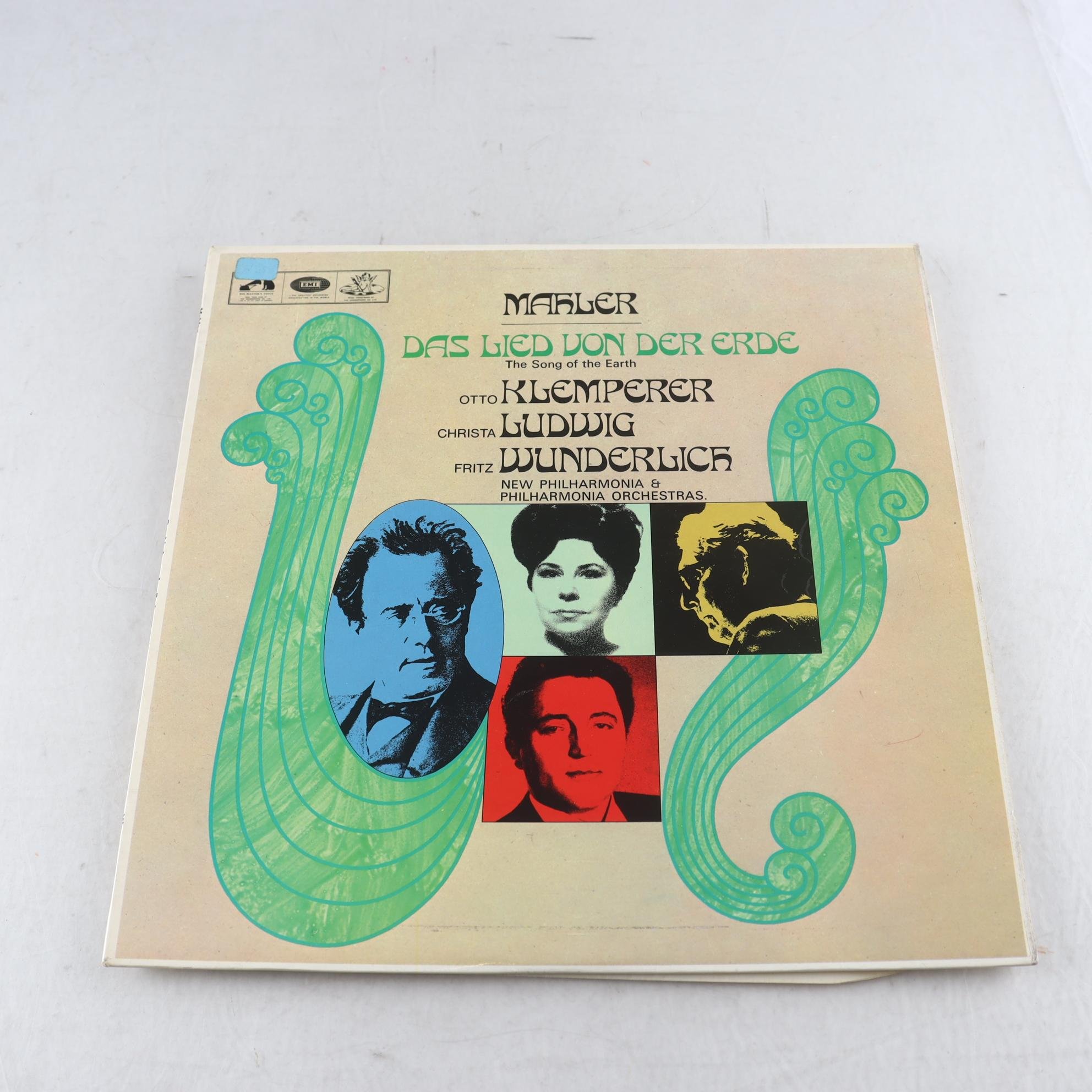 LP Mahler, Otto Klemperer, Das Lied Von Der Erde – The Song Of The Earth