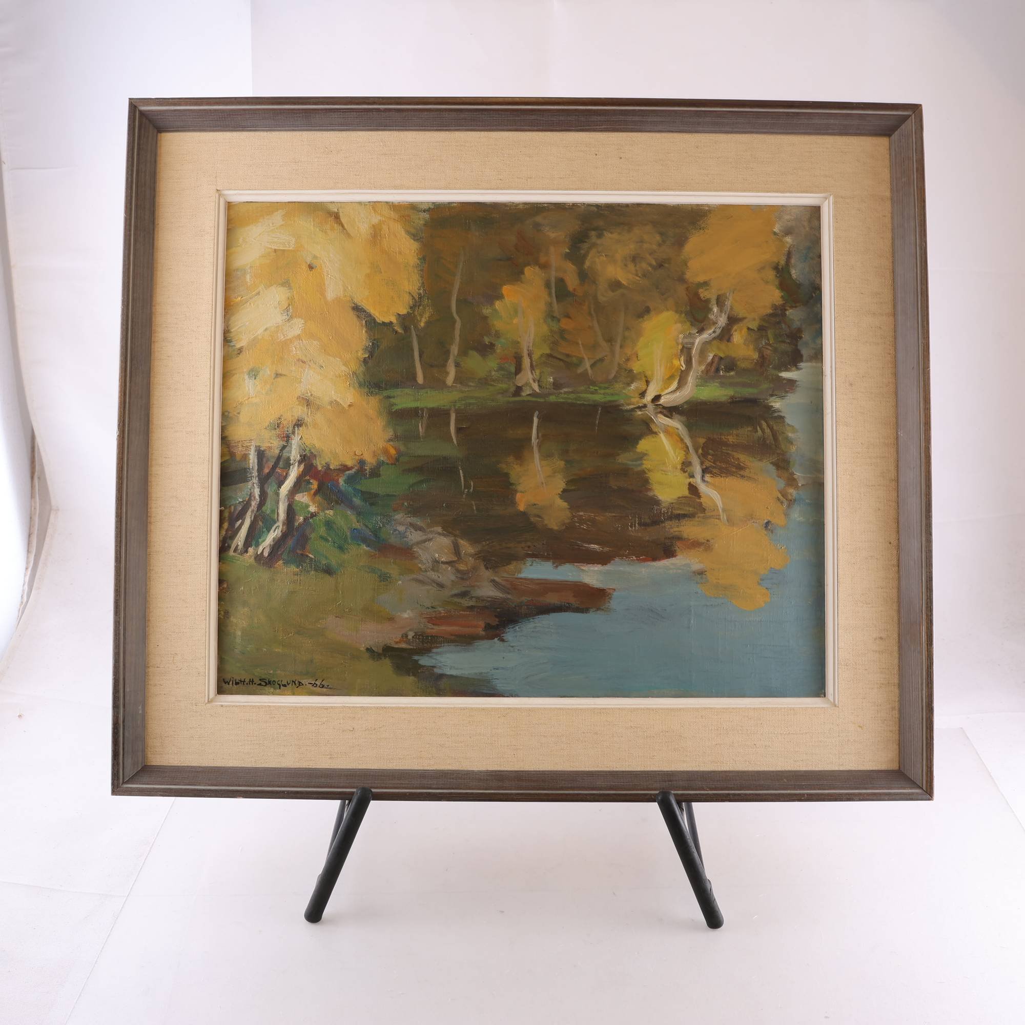 Olja på duk, Wilhelm Harald Skoglund, (1895-1977), 1966. Endast avhämtning.