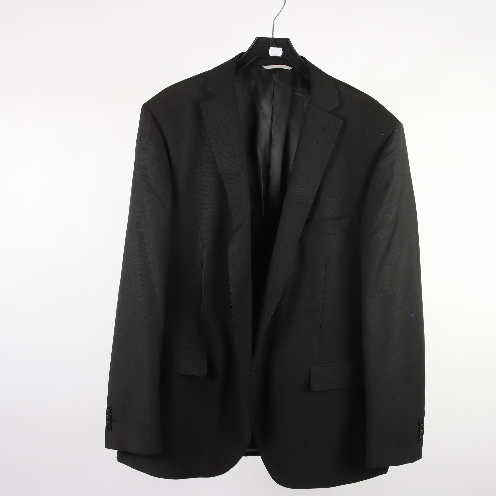 Kavaj, Balmain, svart, ull, stl. 58.