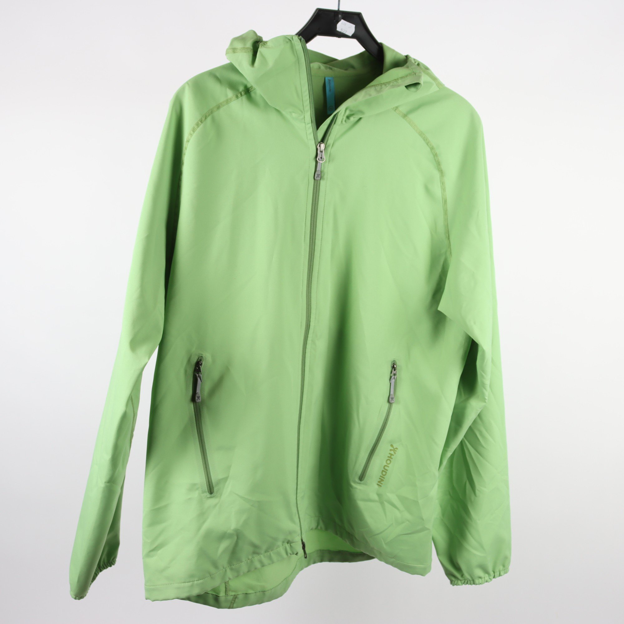 Sportjacka, Houdini, grön, stl. XL.