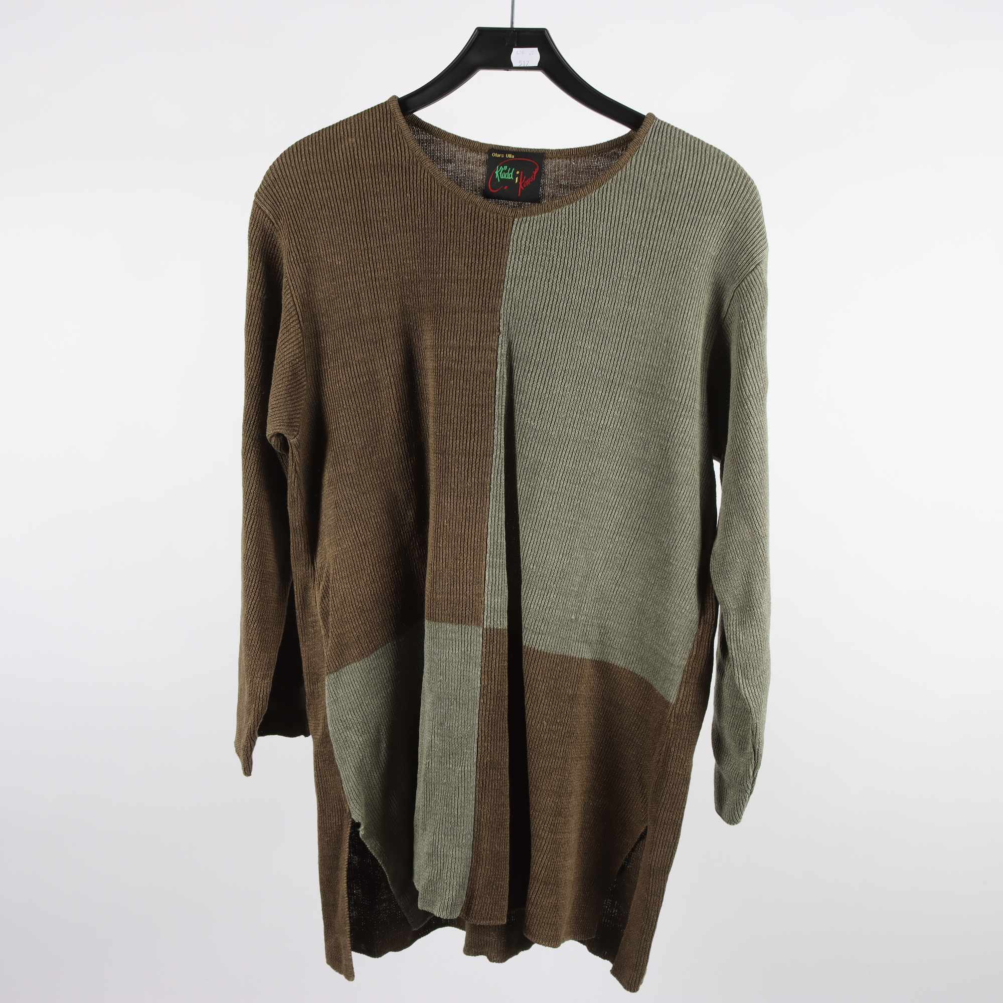 Tröja/tunika, Olars Ulla, beige, lin, stl. ca. L.