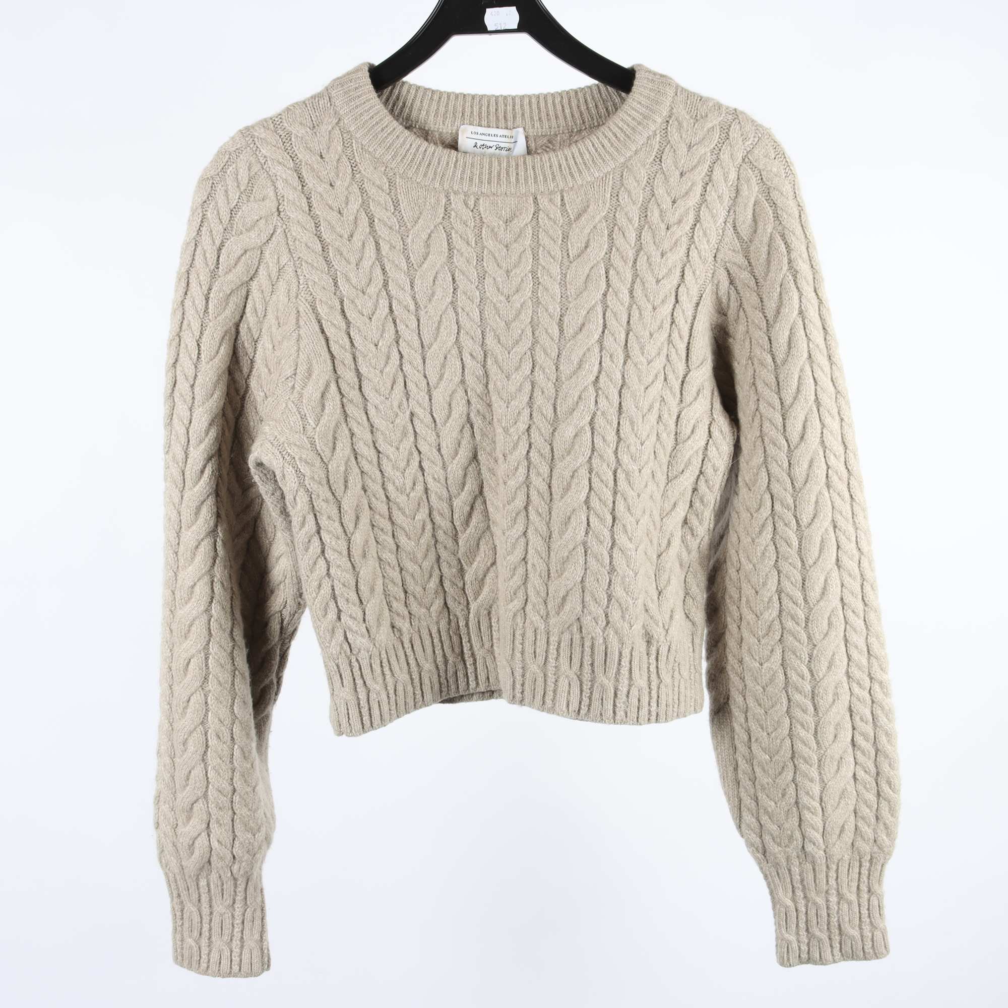 Tröja, & Other Stories, beige, ull, alpaca, stl. S