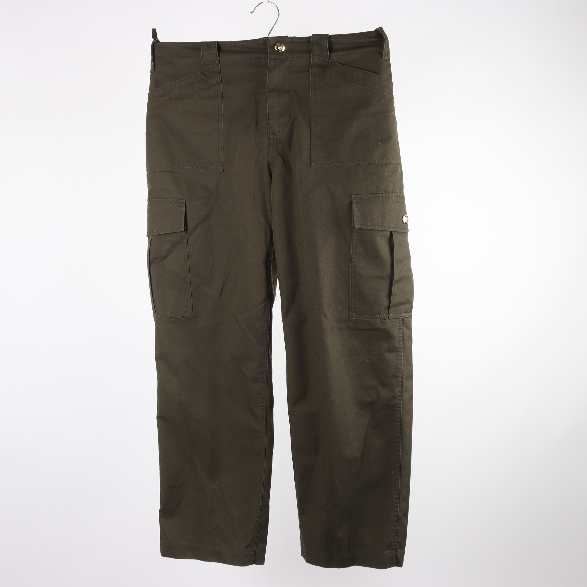 Byxor, Celine Paris, grön, stl. 40.