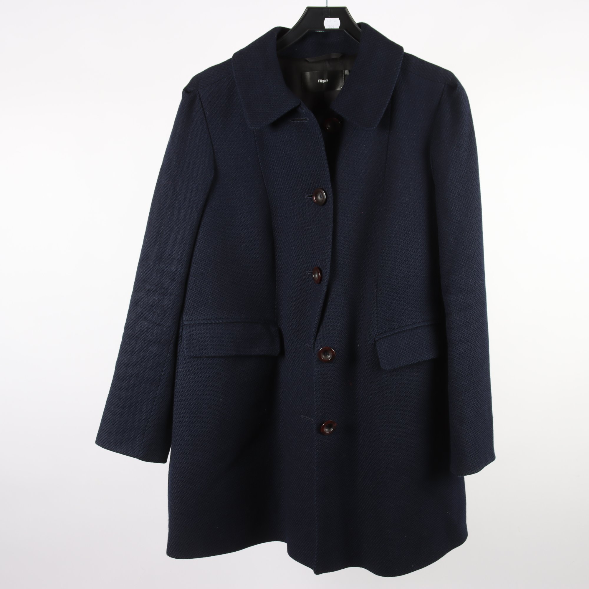 Kappa, Filippa K, blå, ullmix, stl. XL.