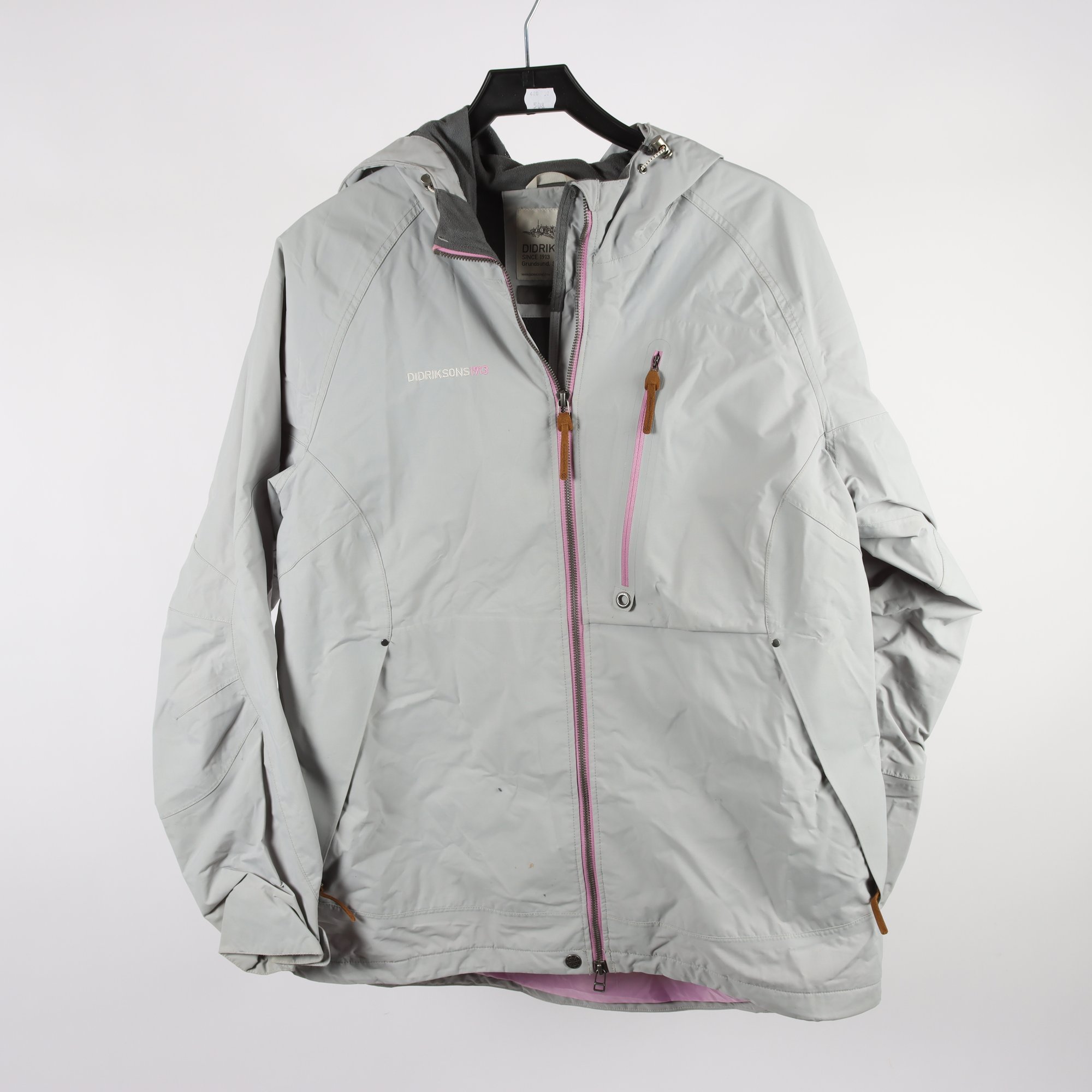 Vindjacka, Didriksons, grå, stl. 44.