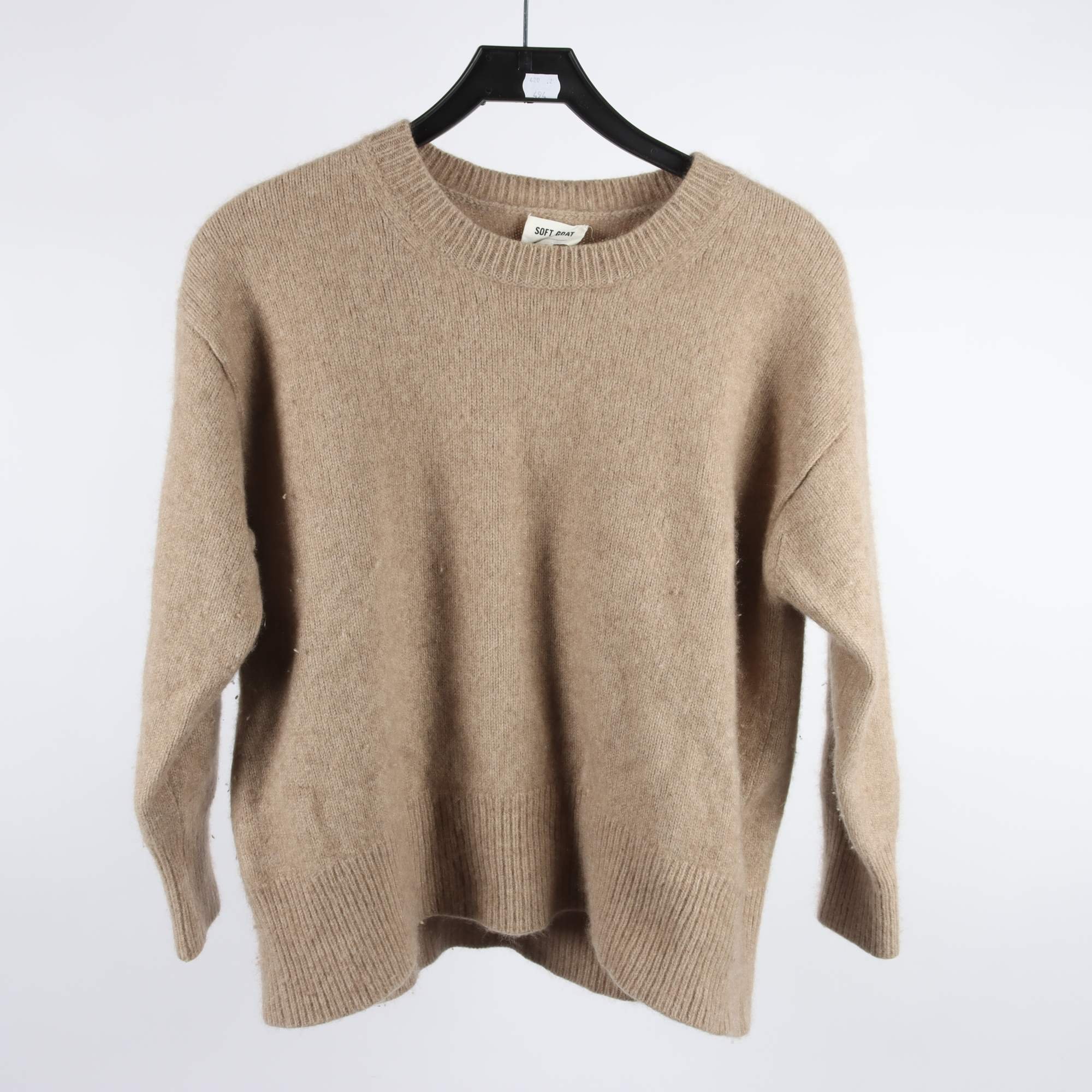 Tröja, Soft Goat, brun, 100% cashmere, stl. S.
