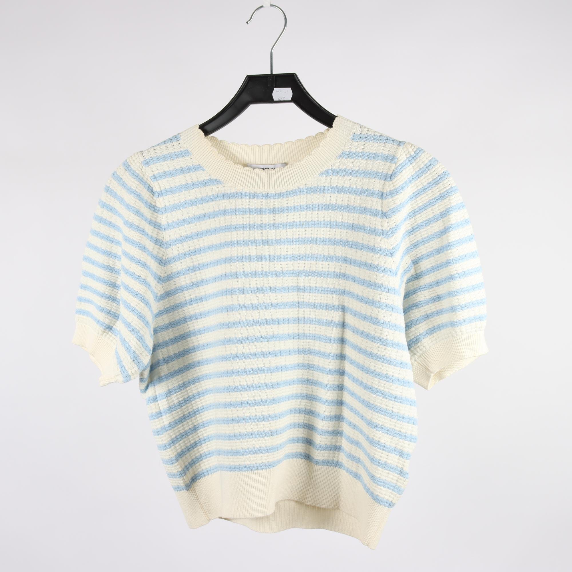 Tröja, & Other Stories, vit, blå, stl. S.