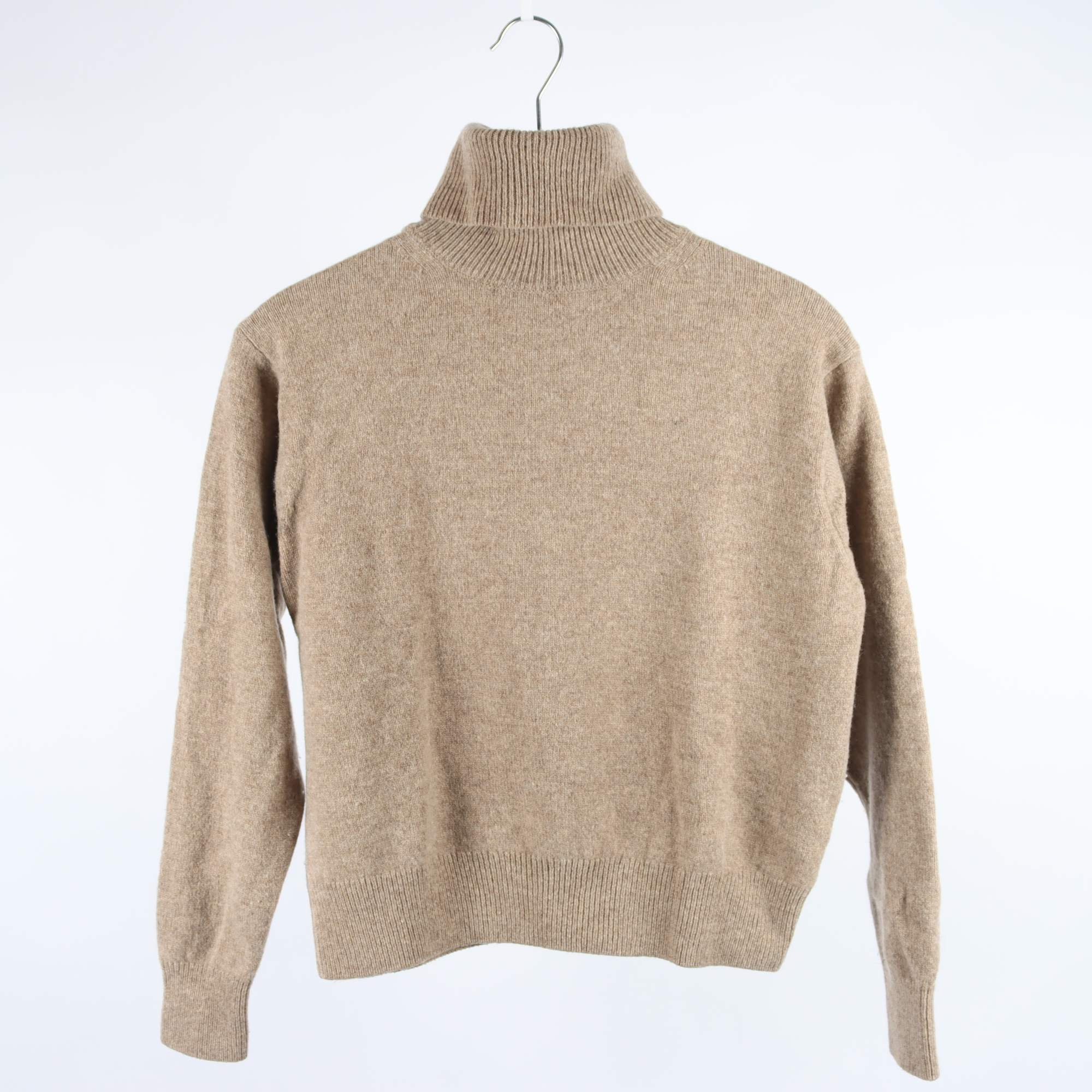 Polotröja, Uniqlo, beige, ull, stl. XS.