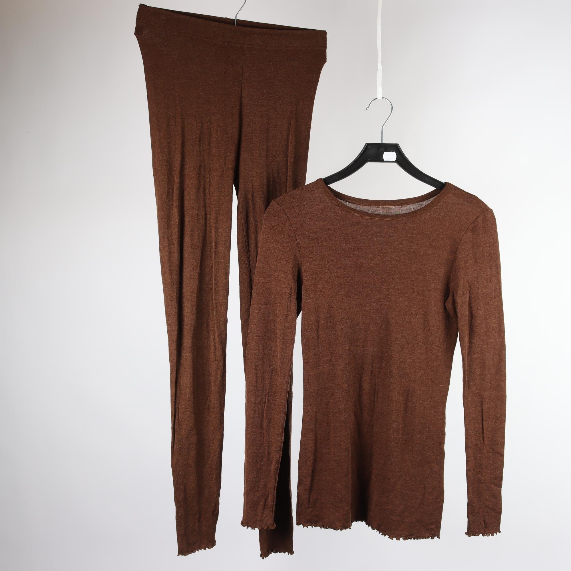 Underställ, Dilling, brun, ullmix, stl. 42.