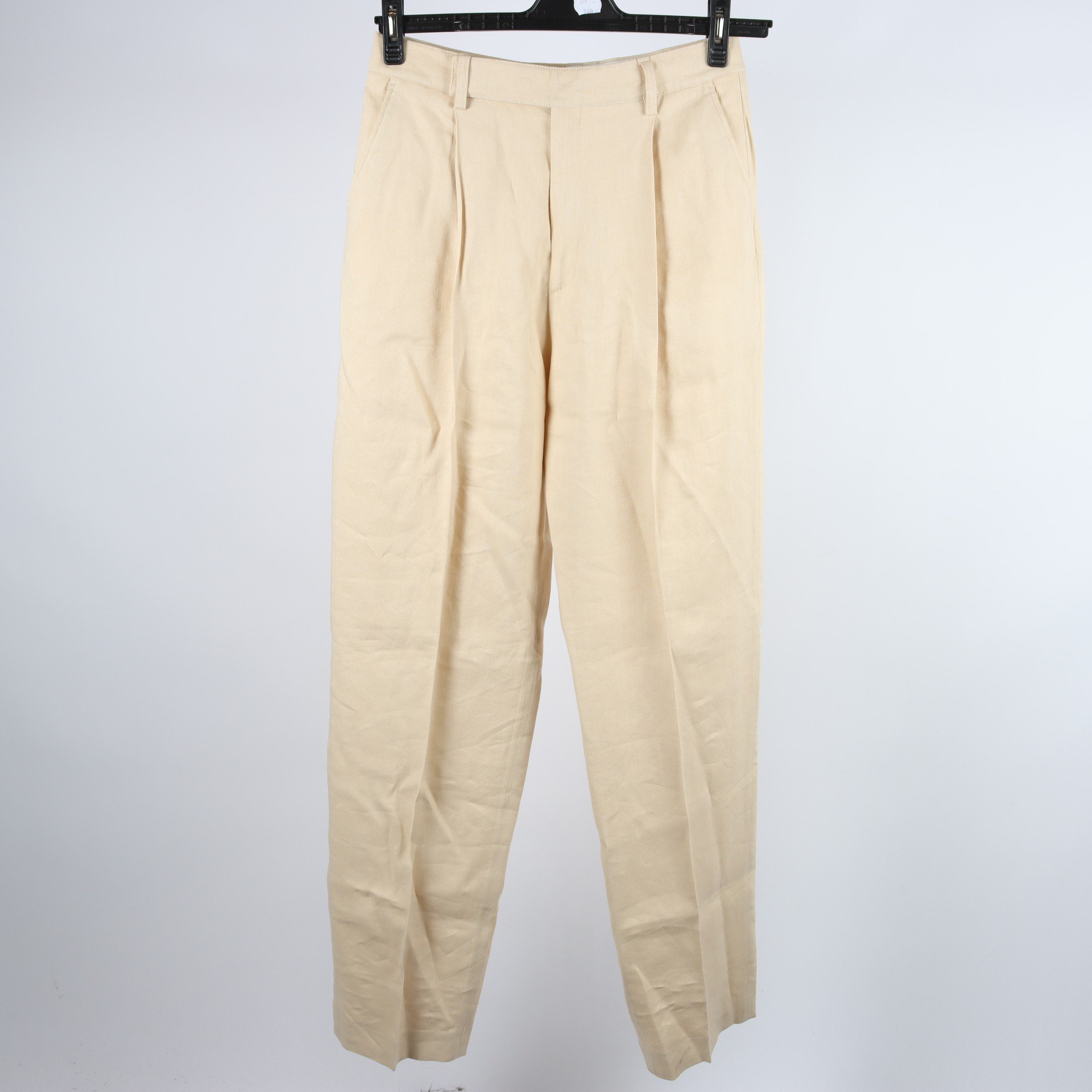 Byxor, Filippa K. ljusgul, 54% lin, stl. 38.