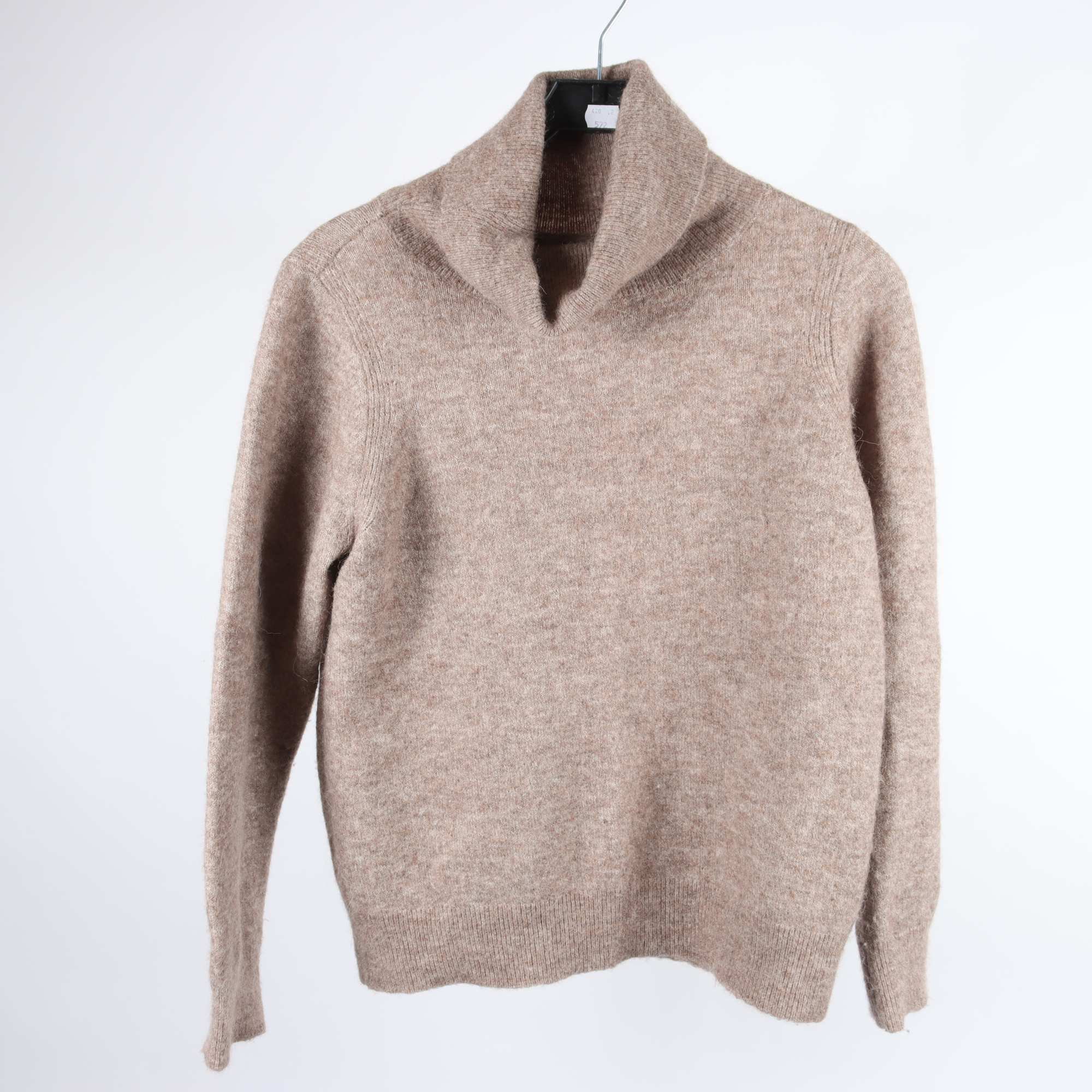 Polotröja, Stockh LM, brun, ull, alpaca, stl. M.