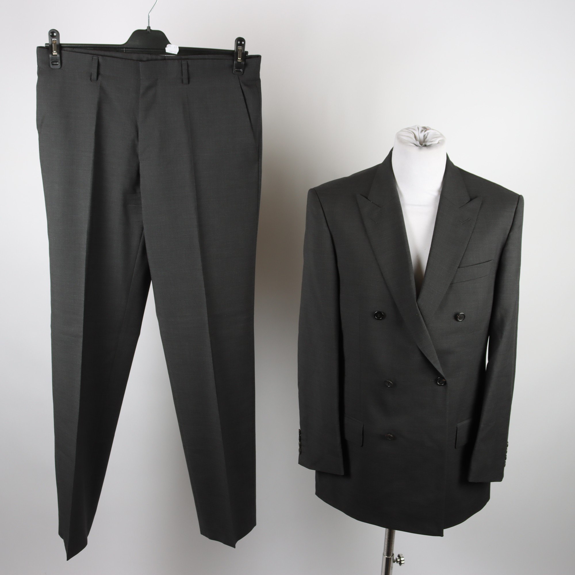 Kostym, Hugo Boss, gråsvart, stl. 50