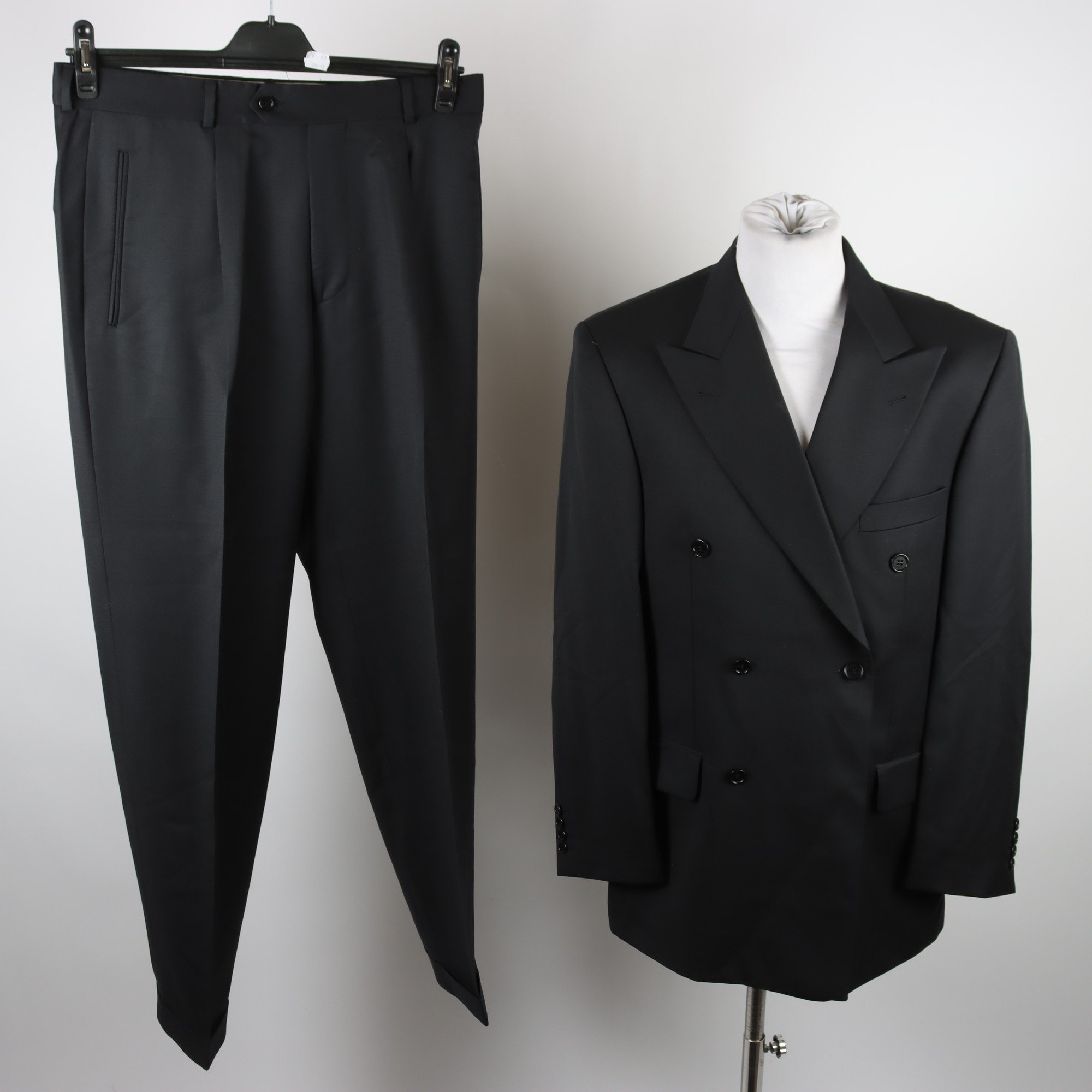 Kostym, Hugo Boss, svart, 48