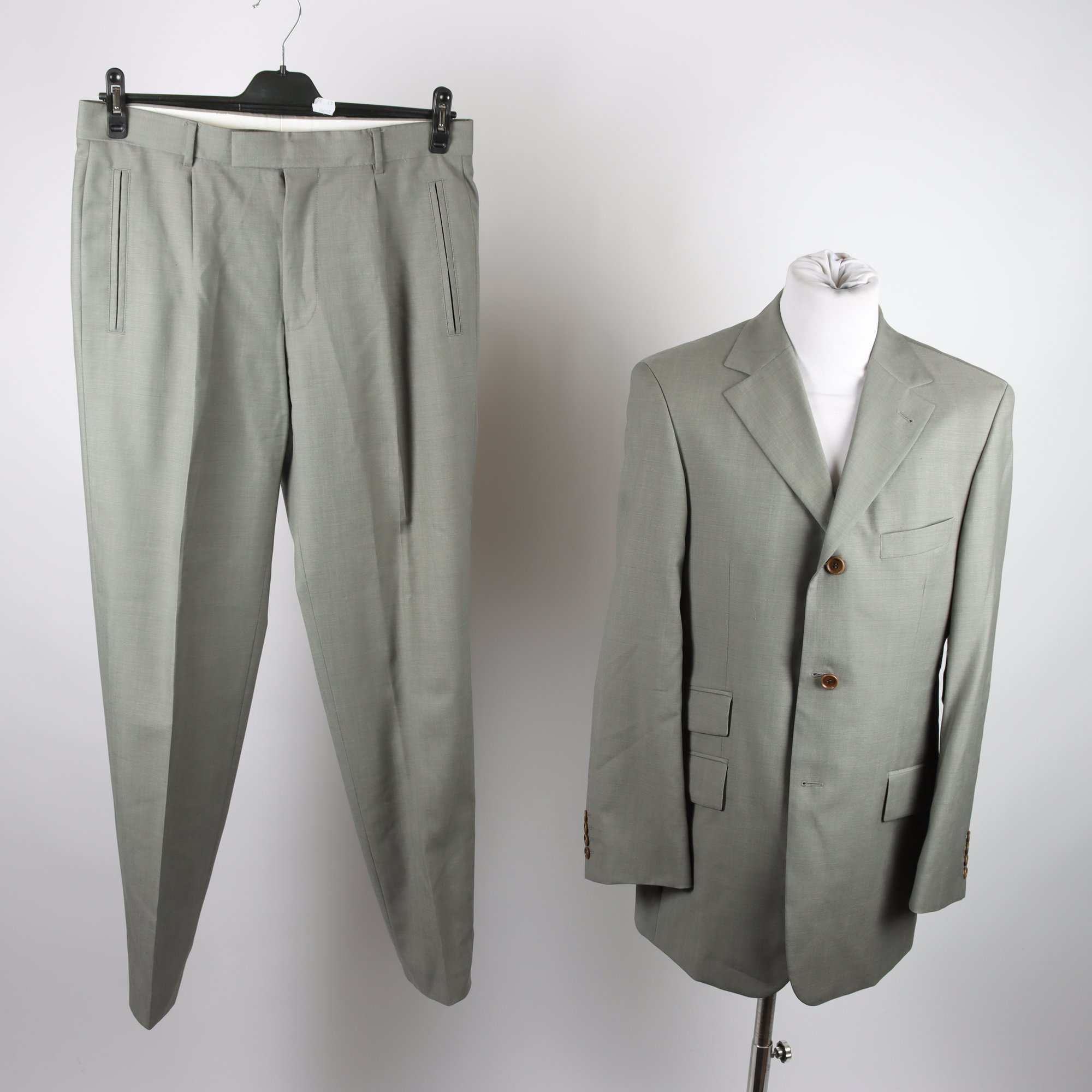 Kostym, Hugo Boss, grå, stl. 48