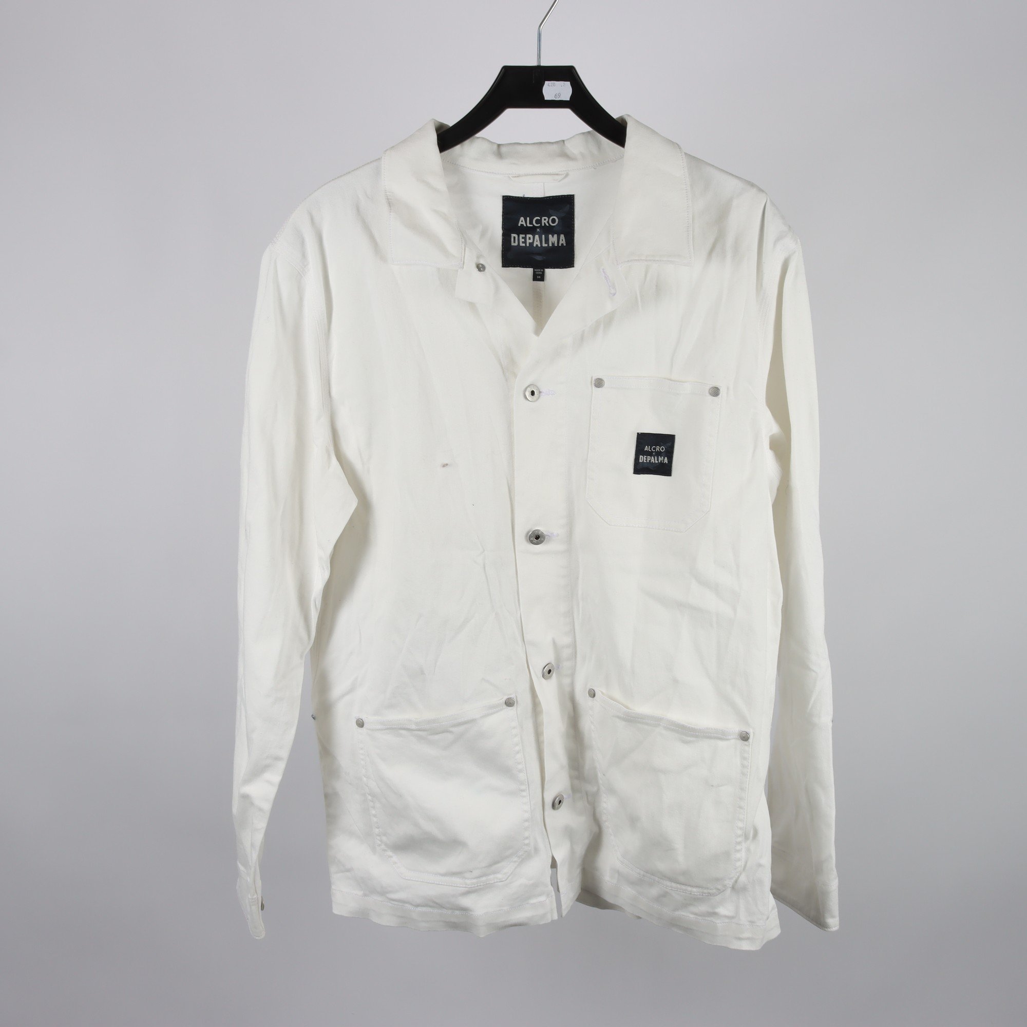 WorkerJacket, Alcro DePalma, vit, stl. M