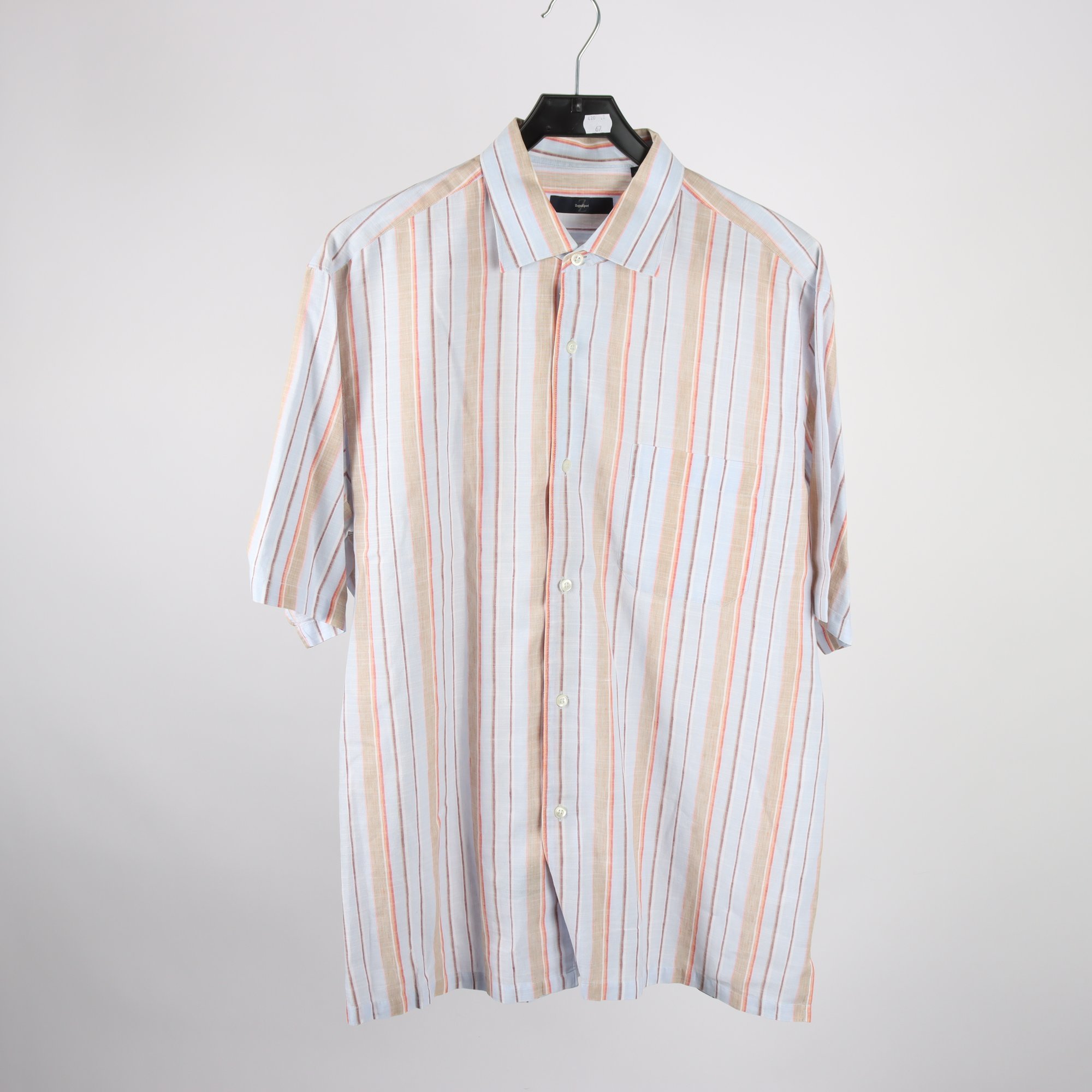 Skjorta, Zegna Sport, flerfärgad, randig, stl. XL