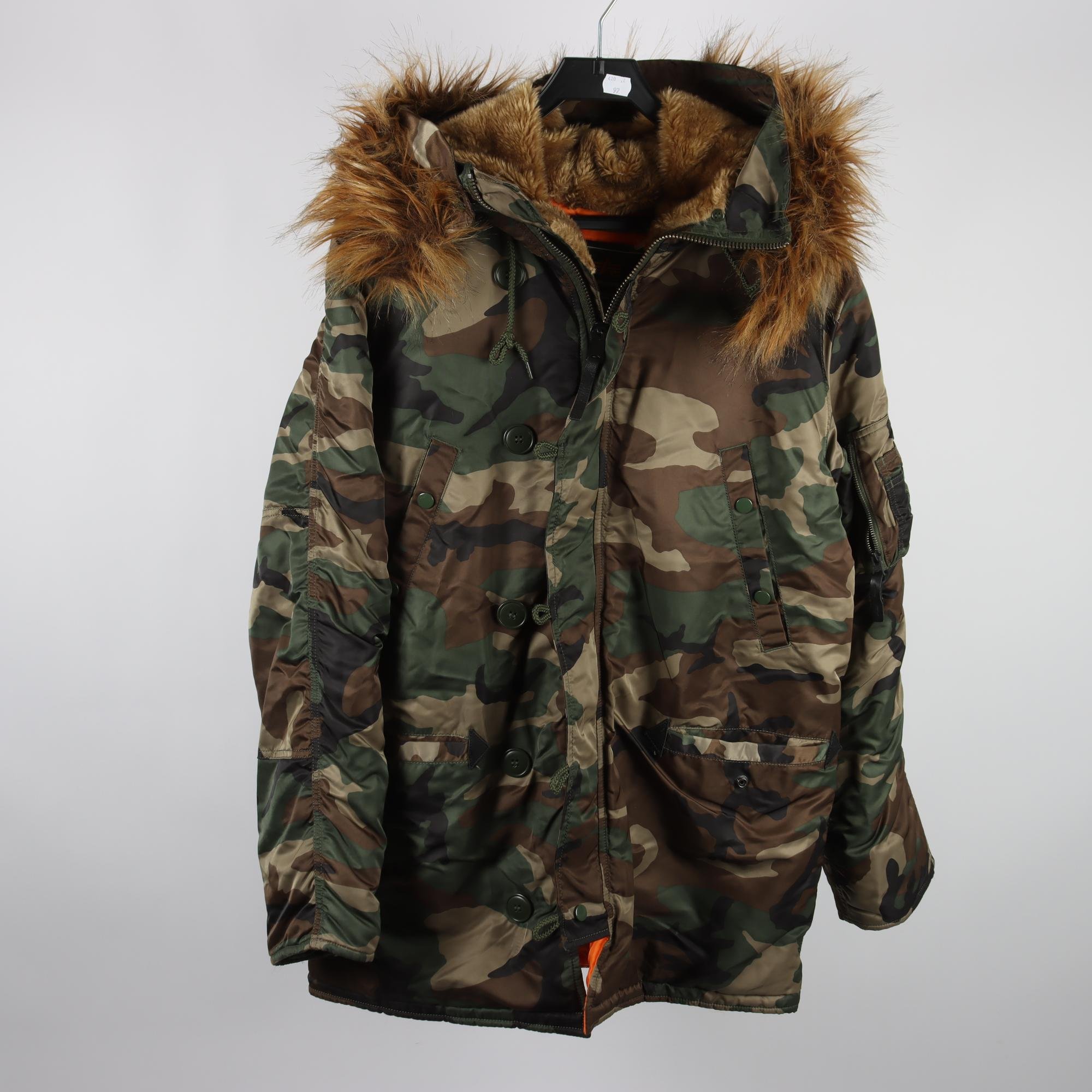 Jacka, Alpha Industries Inc, camouflage, stl. L