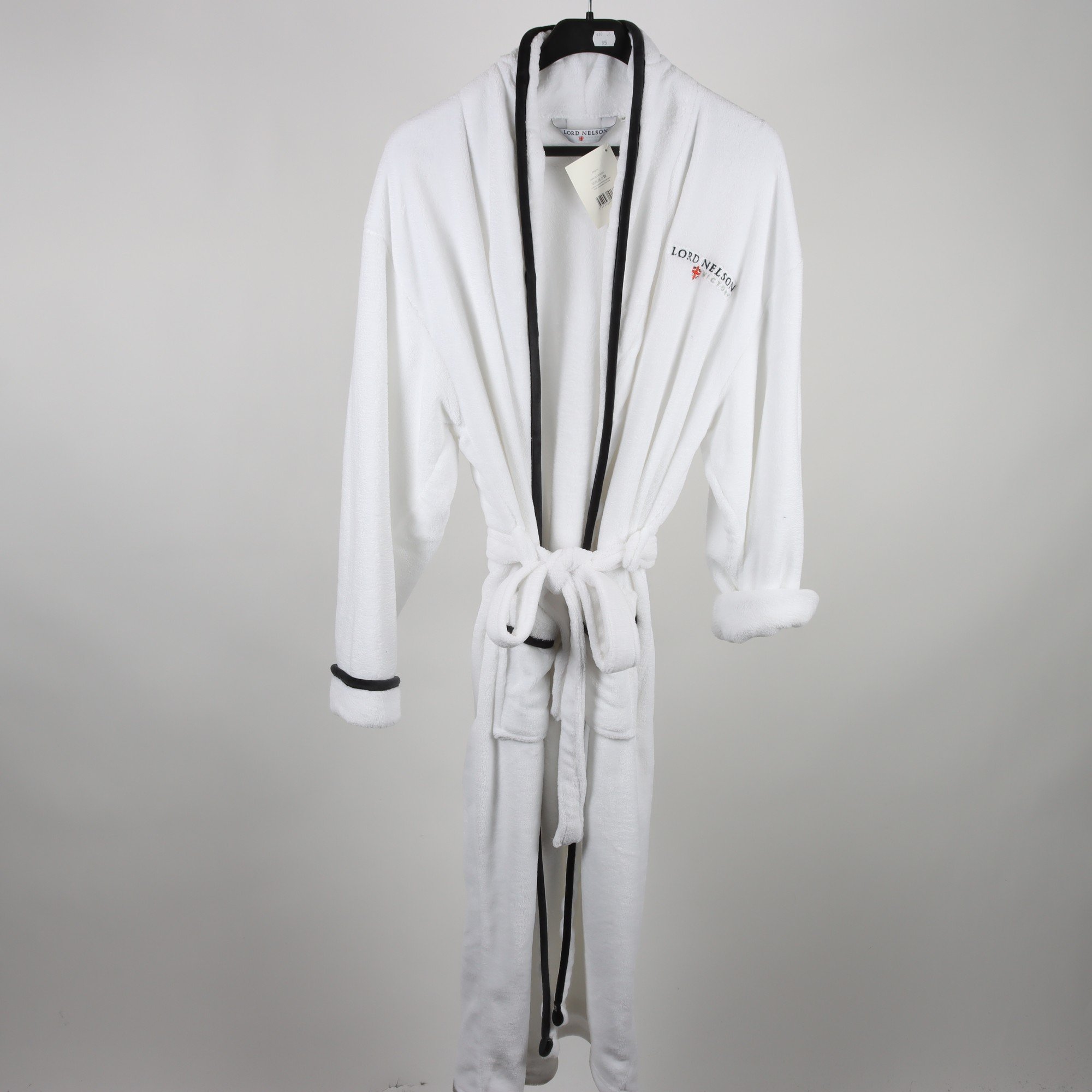 Morgonrock, Lord Nelson, vit, stl. S/M