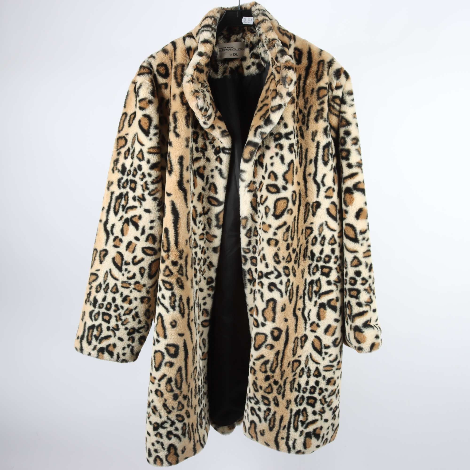 Kappa i pälsimitation, My Wear, stl. XXL