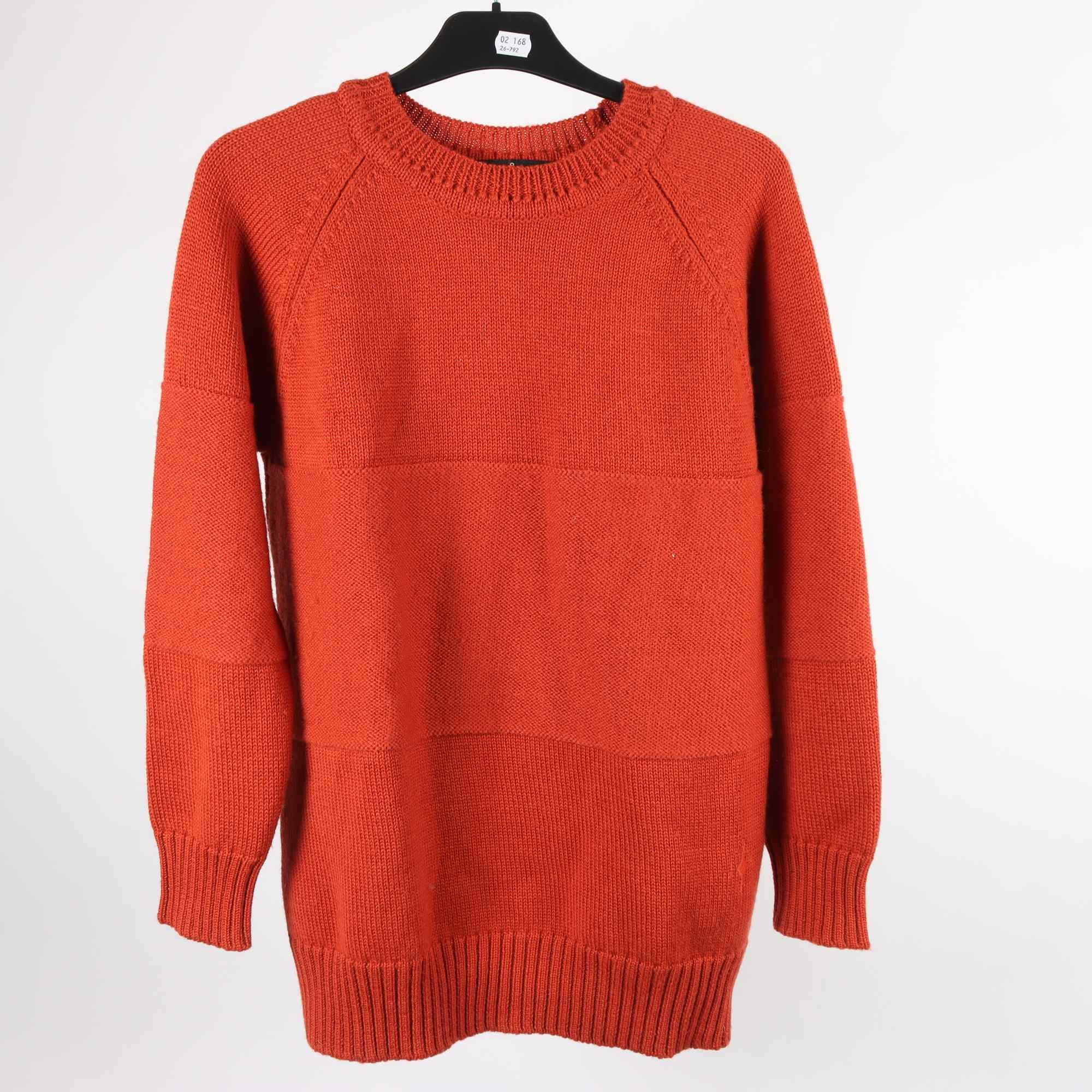 Stickad tröja, Råh, 100% ull, stl. 40