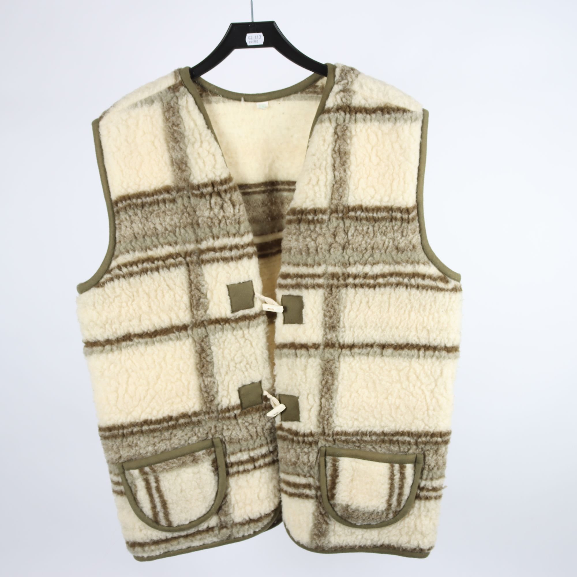 Väst, 100% ull, stl. 2XL
