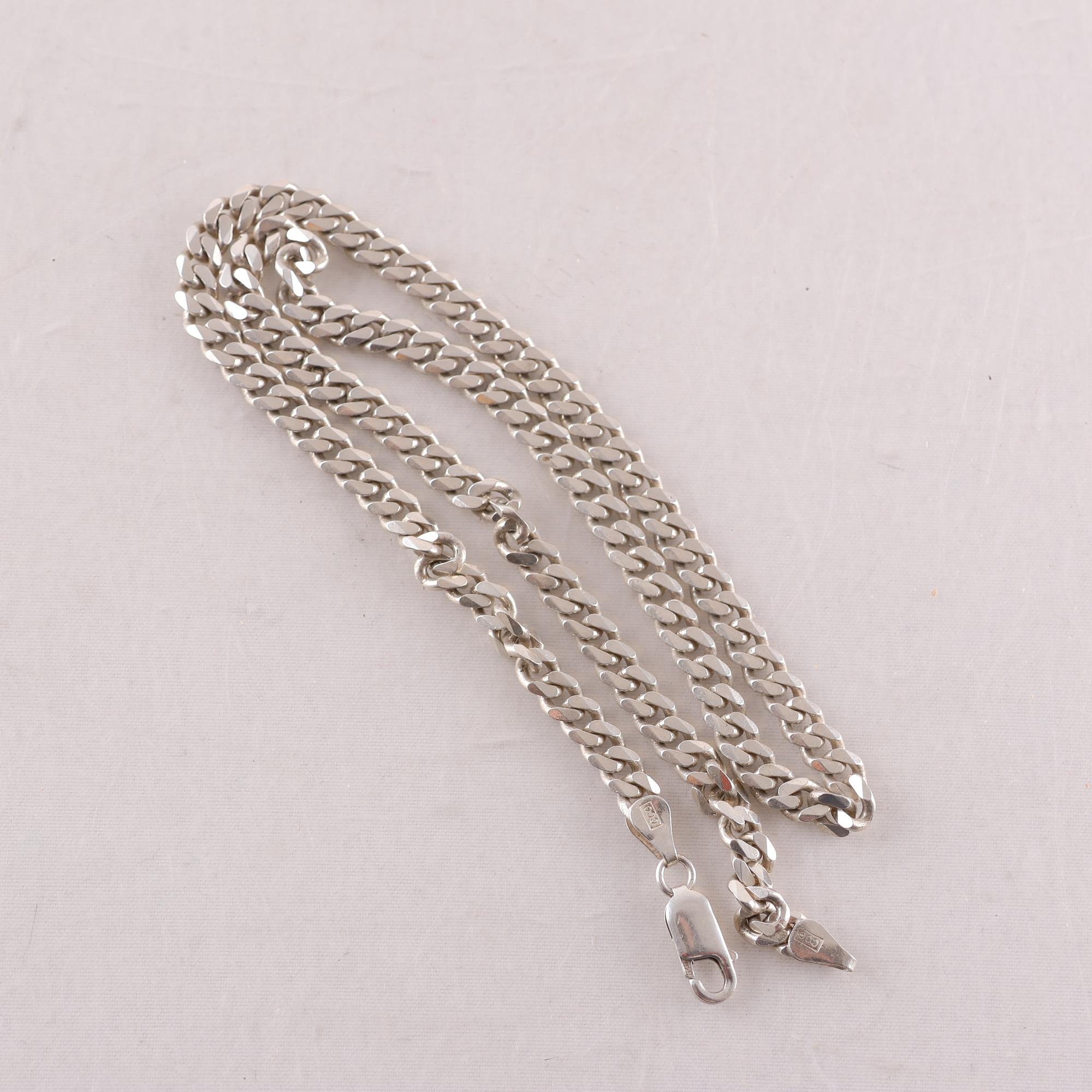 Pansarlänk, stämplad CCC, silver 925