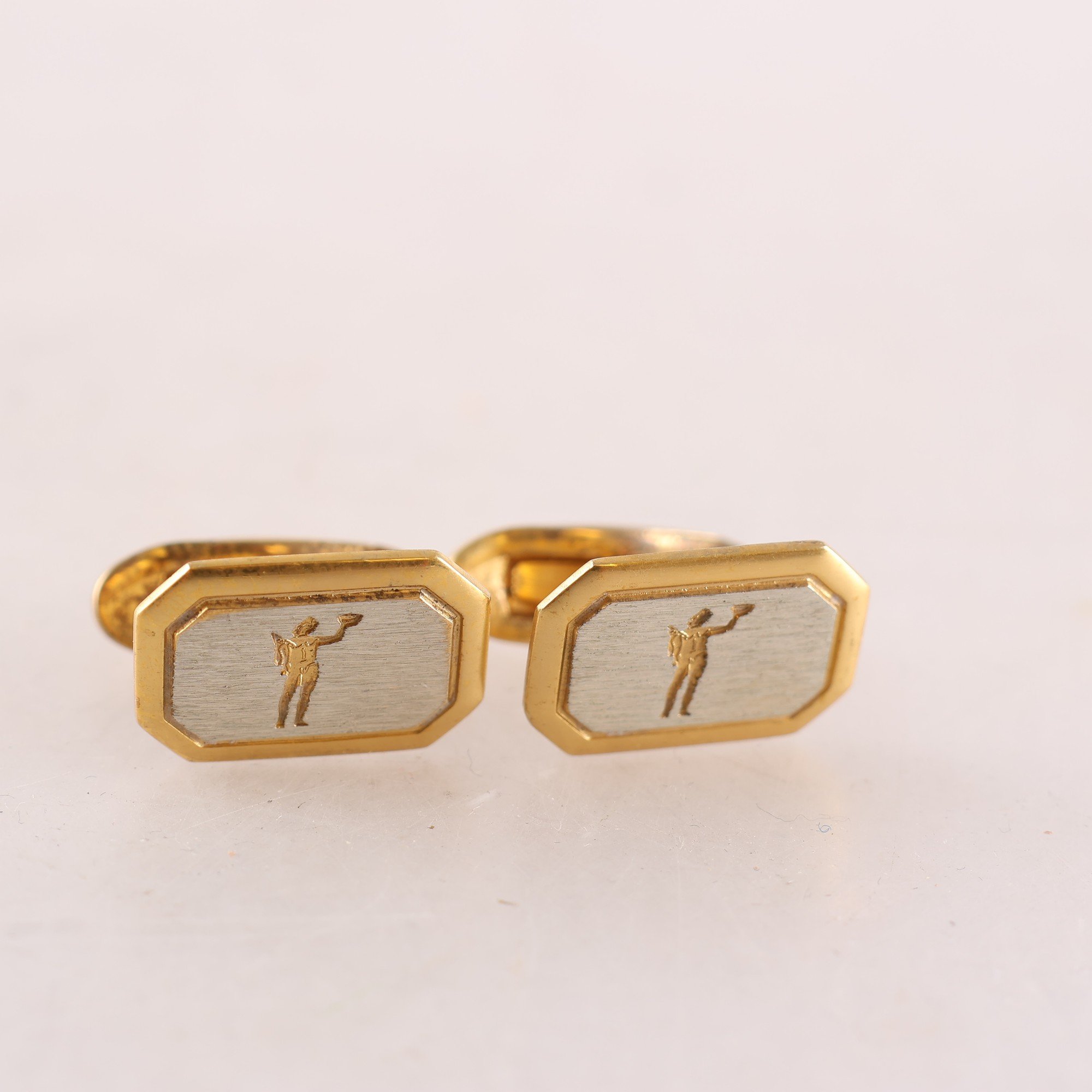 Manschettknappar, ”Poseidon”, silver 925, Sporrong