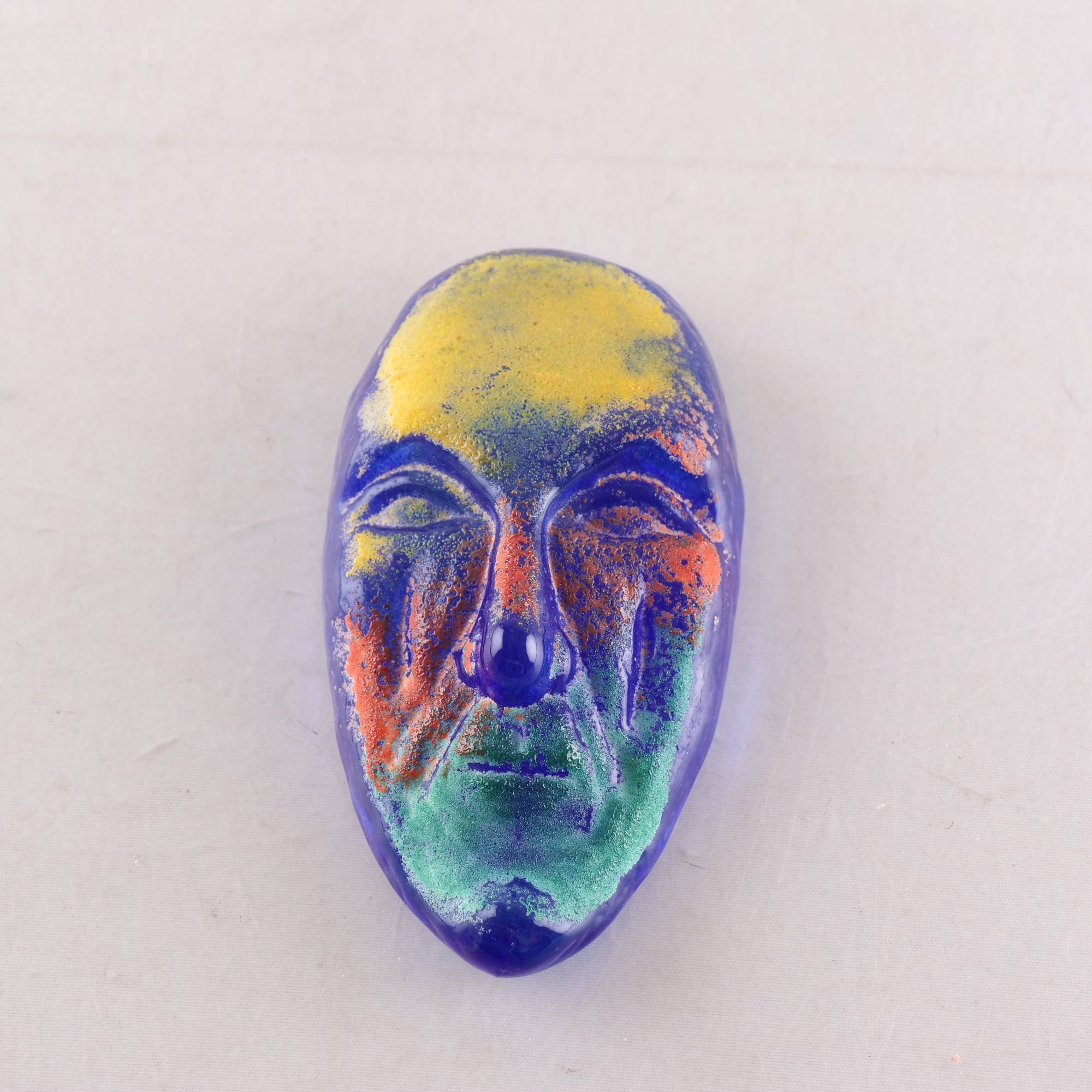 Konstglas, Kosta Boda, ”Ansikte”, Kjell Engman, signerad.