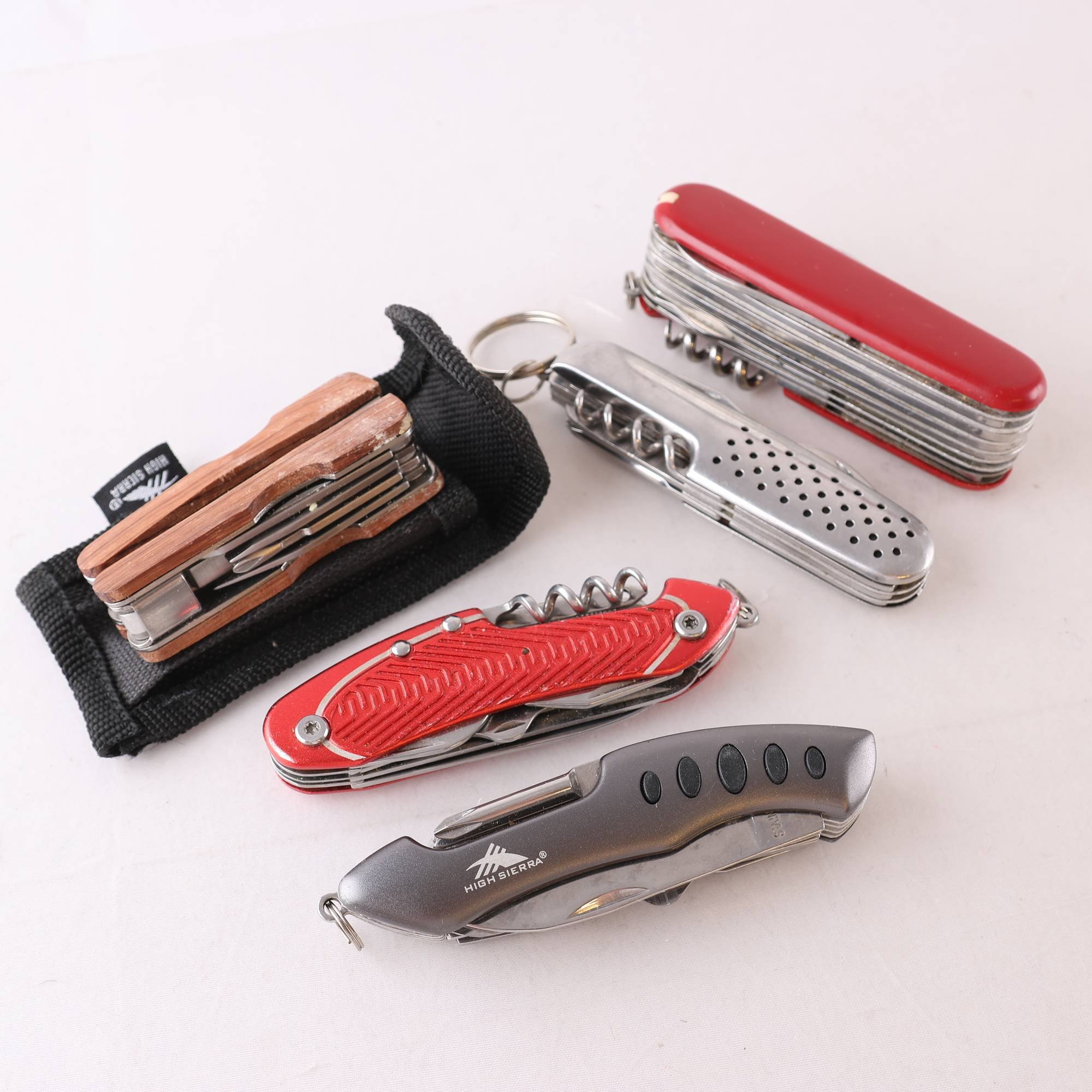 Armeknivar, blandade märken, 5 st