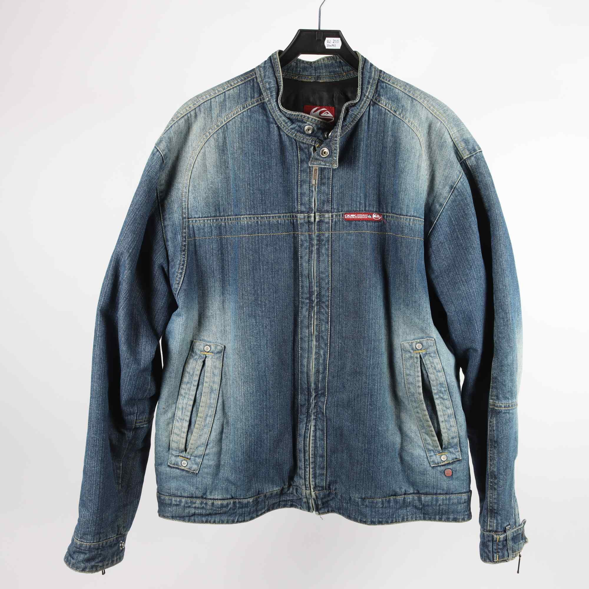 Fodrad jeansjacka, Quiksilver, stl. XL