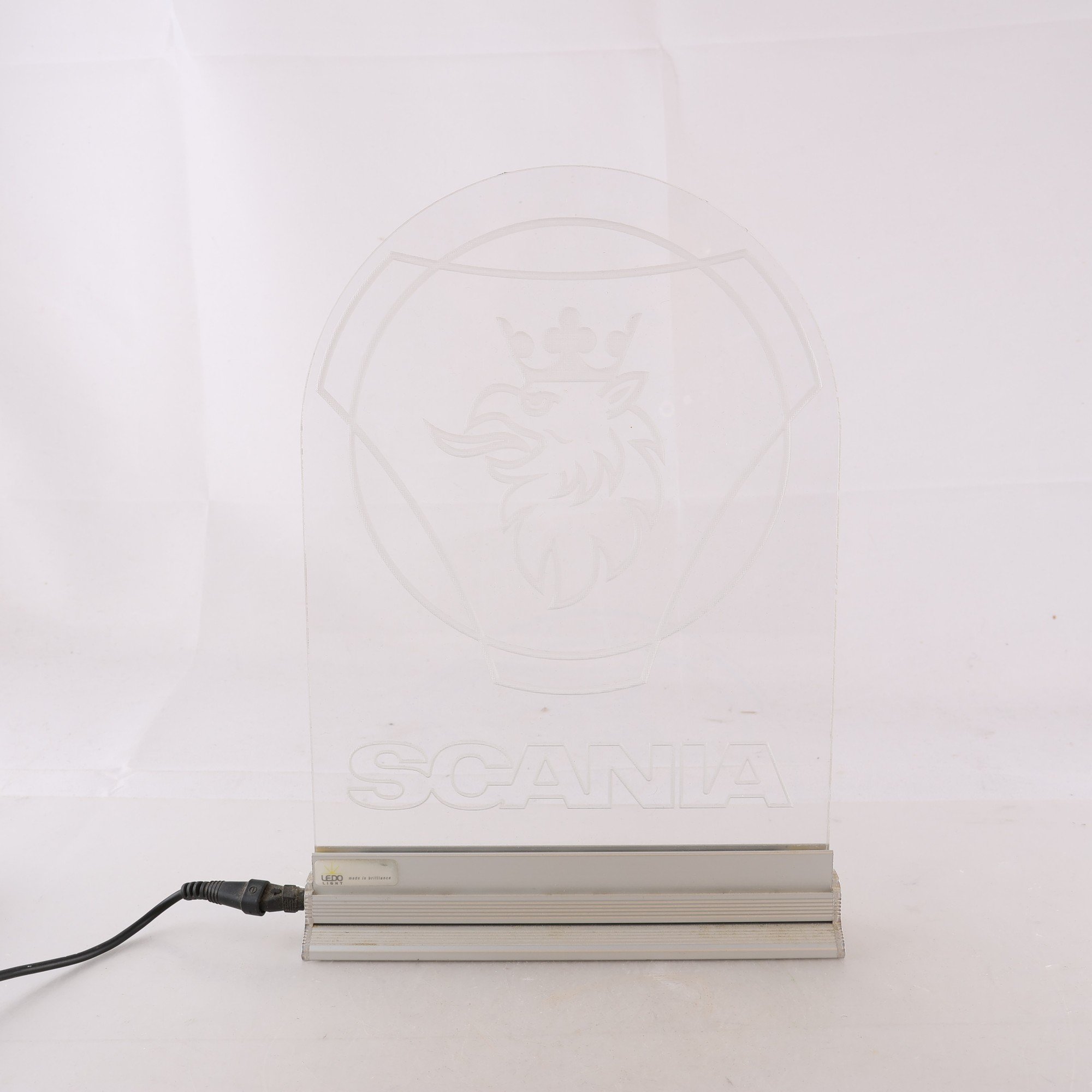 ljusskylt, Ledo light, Scania.