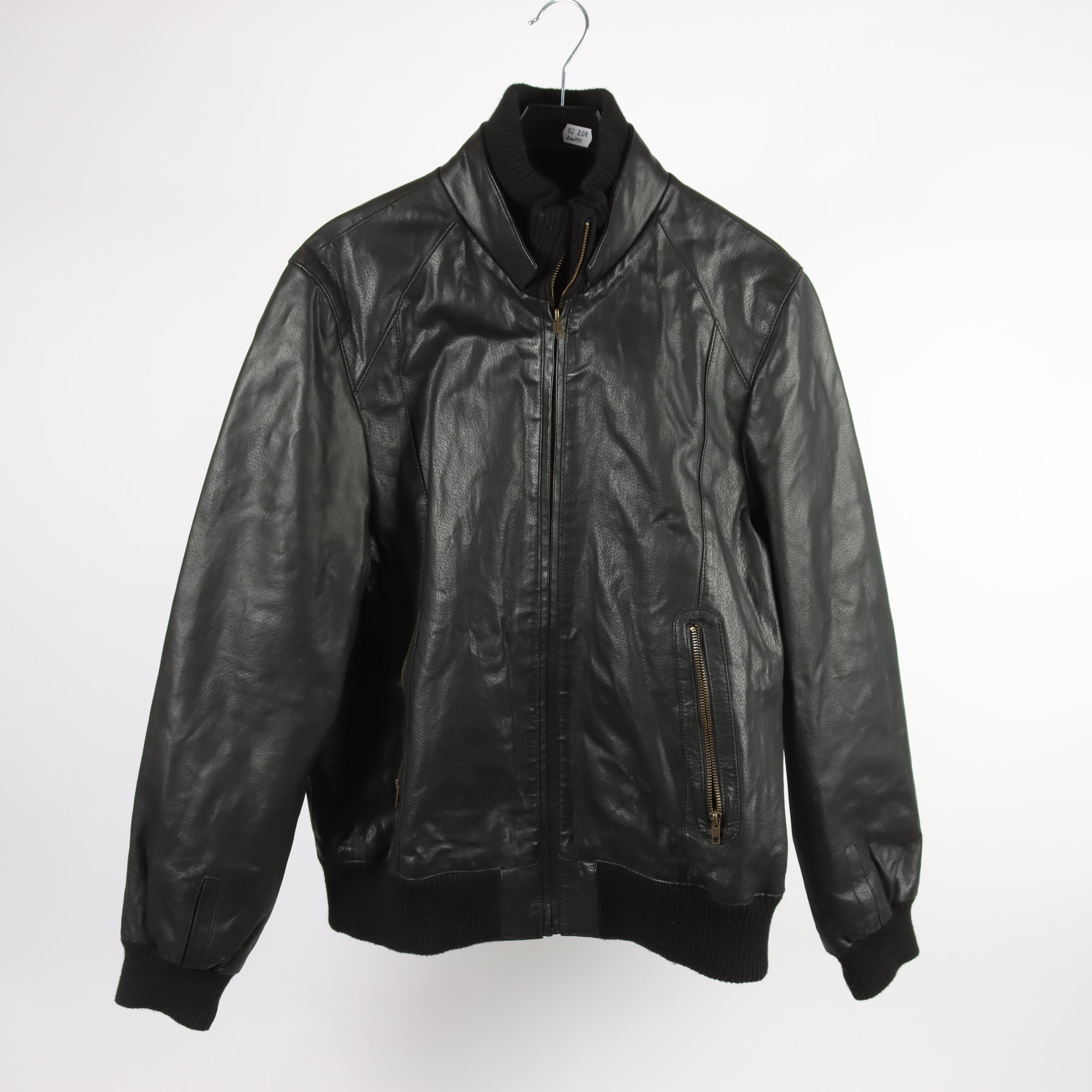 Skinnjacka, Blend, 100% läder, stl. XL