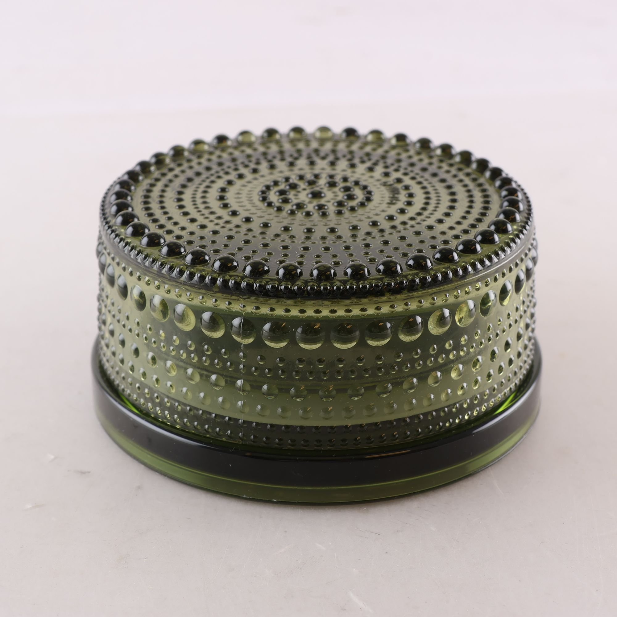 Burk, iittala, Kasthelmi, glas, grön